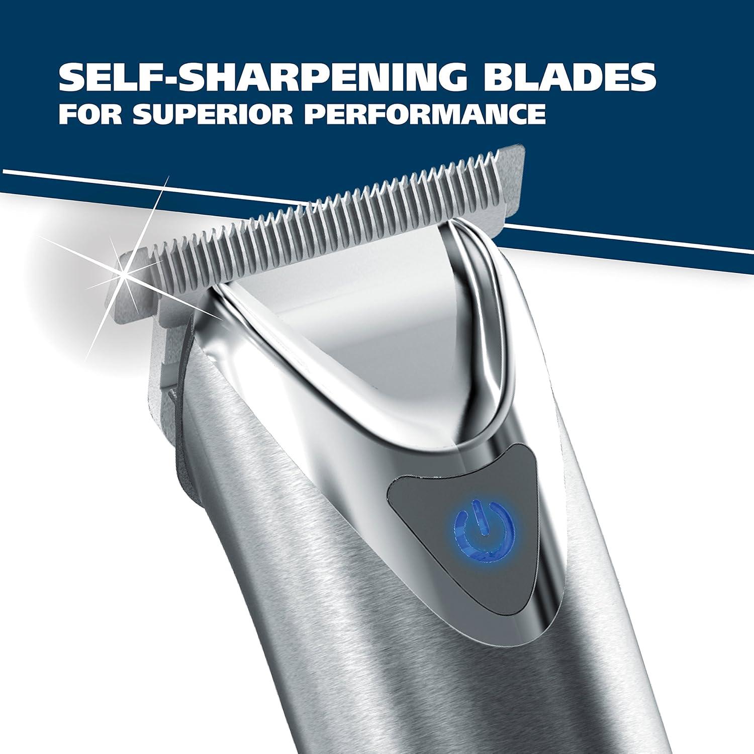 Recortadora de Barba Wahl 9864SS Acero Inoxidable 4 Cabezas