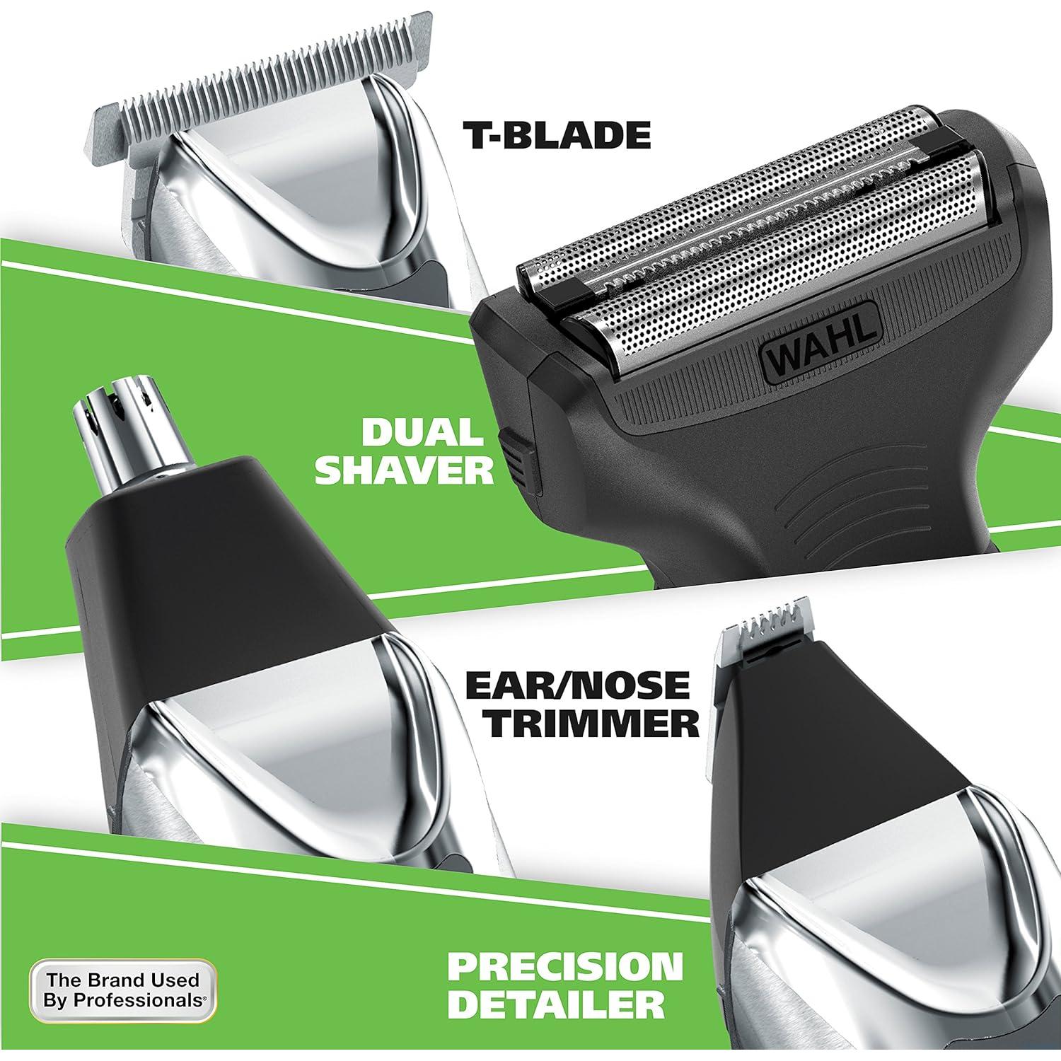 Recortadora de Barba Wahl 9864SS Acero Inoxidable 4 Cabezas