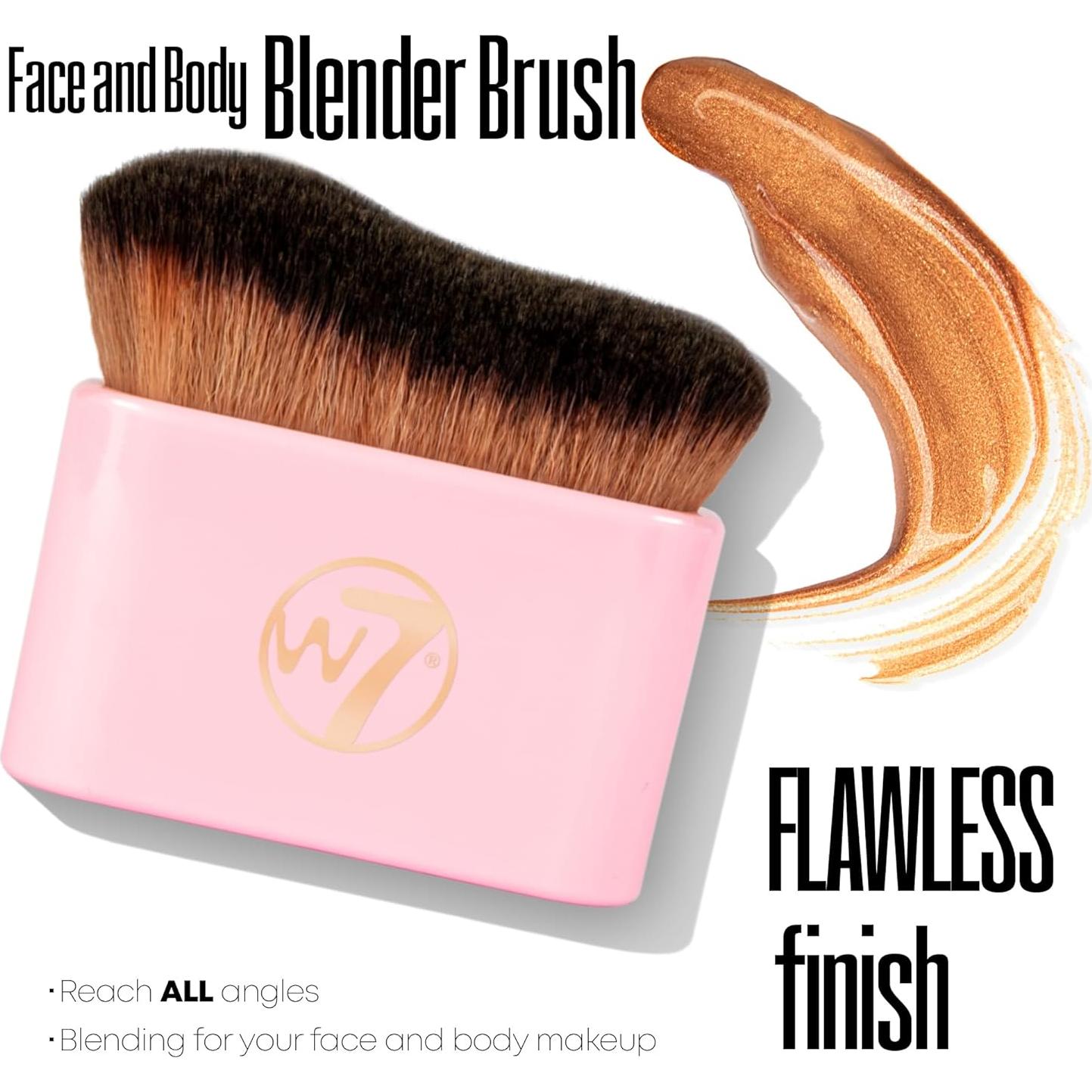 W7 Gotas de Brillo Dorado y Brocha - Set 2 Piezas 108g