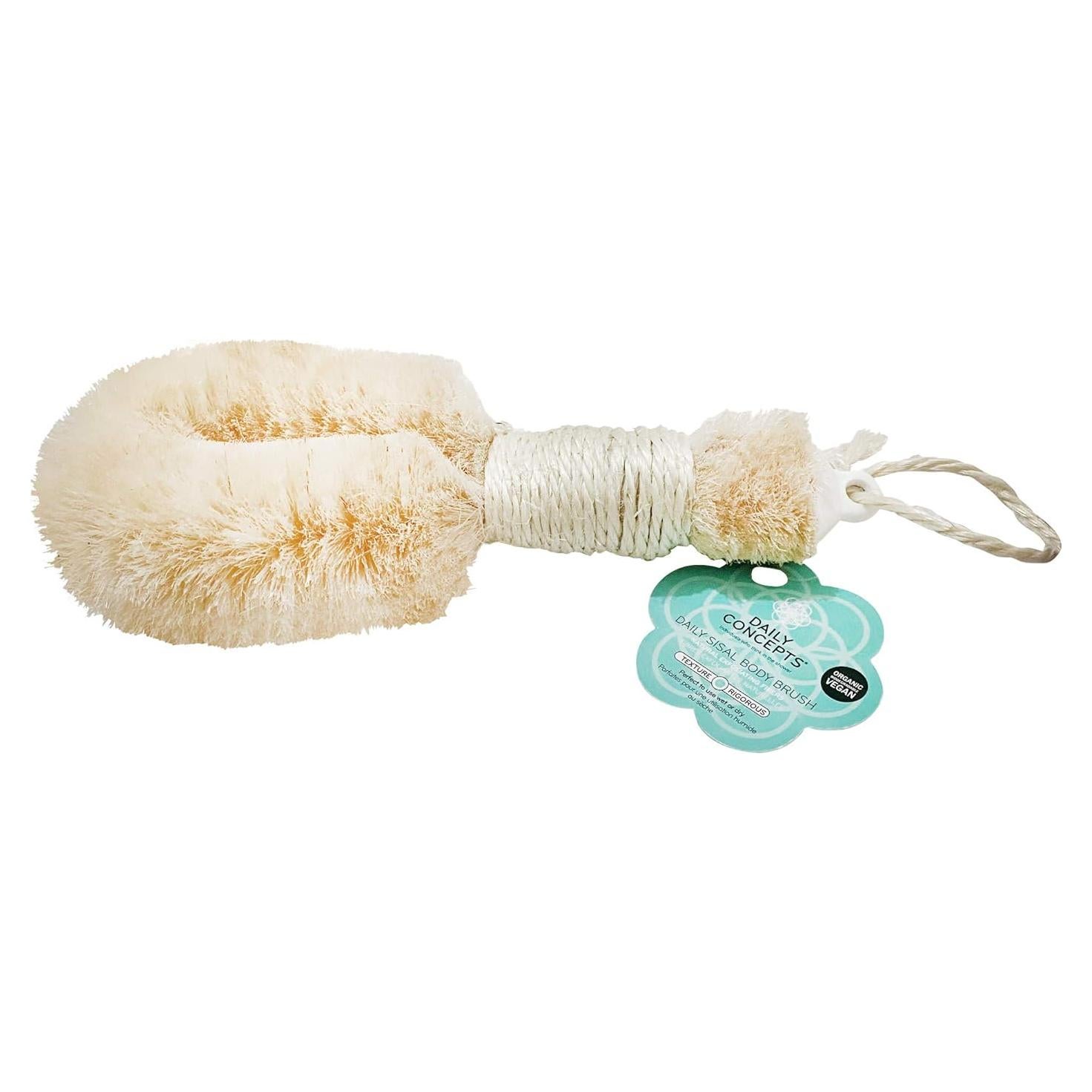 Cepillo Corporal Exfoliante Daily Concepts Sisal 22.8x8.7cm
