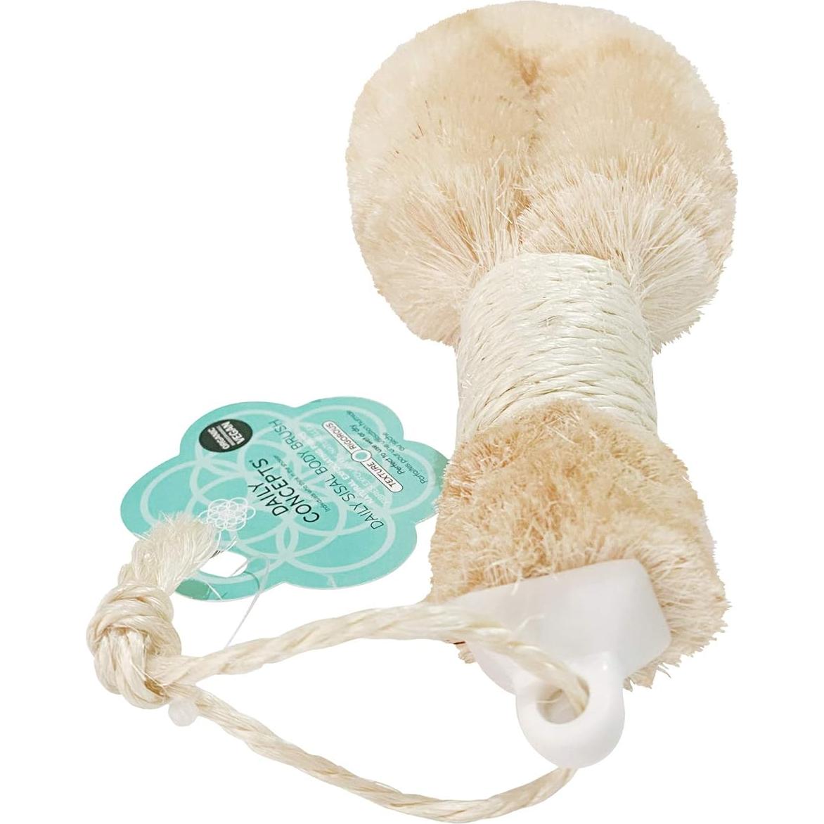 Cepillo Corporal Exfoliante Daily Concepts Sisal 22.8x8.7cm