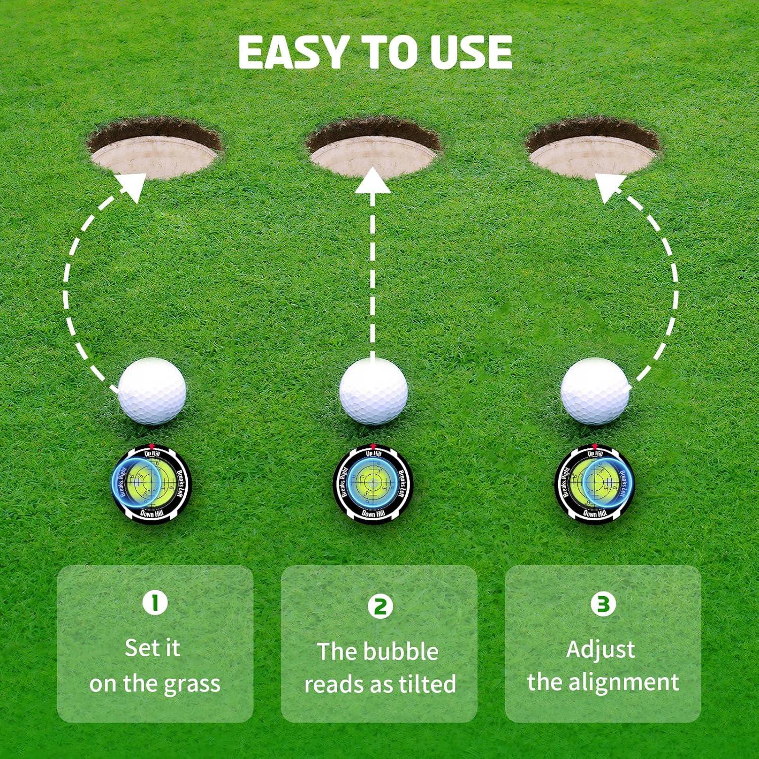 Paquete de 3 Marcadores de Pelotas de Golf Genérico HH-CK098