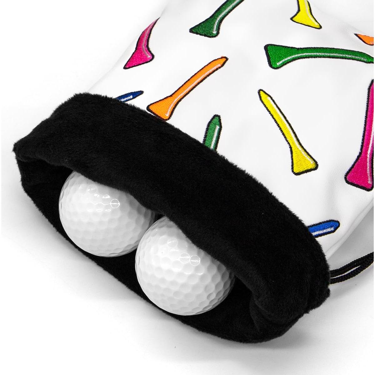 Bolsa de Golf de Cuero Montela con Cuerdas Ajustables Unisex