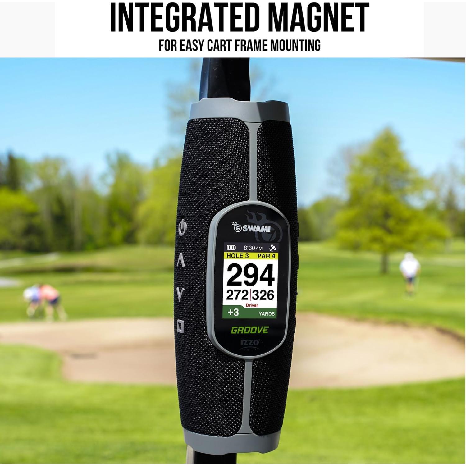 Altavoz GPS de Golf Izzo Swami Groove 2-en-1, 0.23 kg