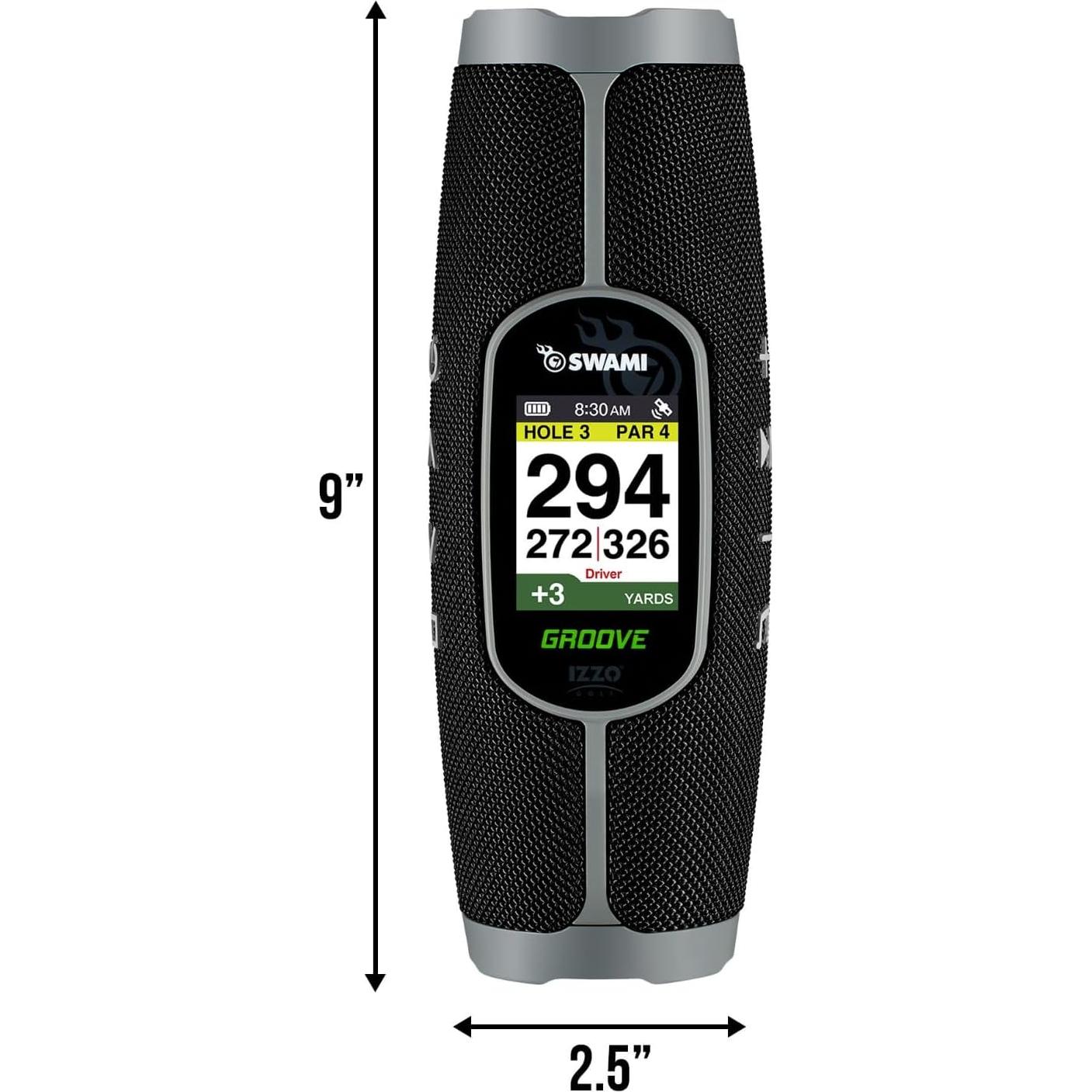 Altavoz GPS de Golf Izzo Swami Groove 2-en-1, 0.23 kg
