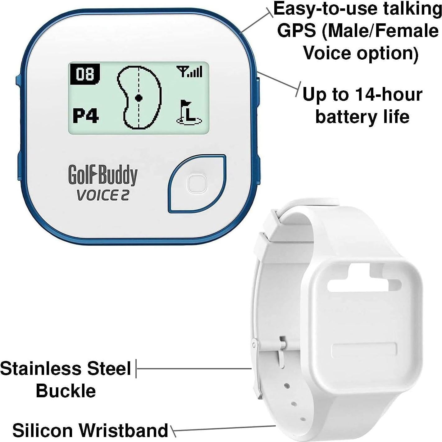 GPS de Golf Hablante GOLFBUDDY Voice 2S+ Azul, 18h Batería