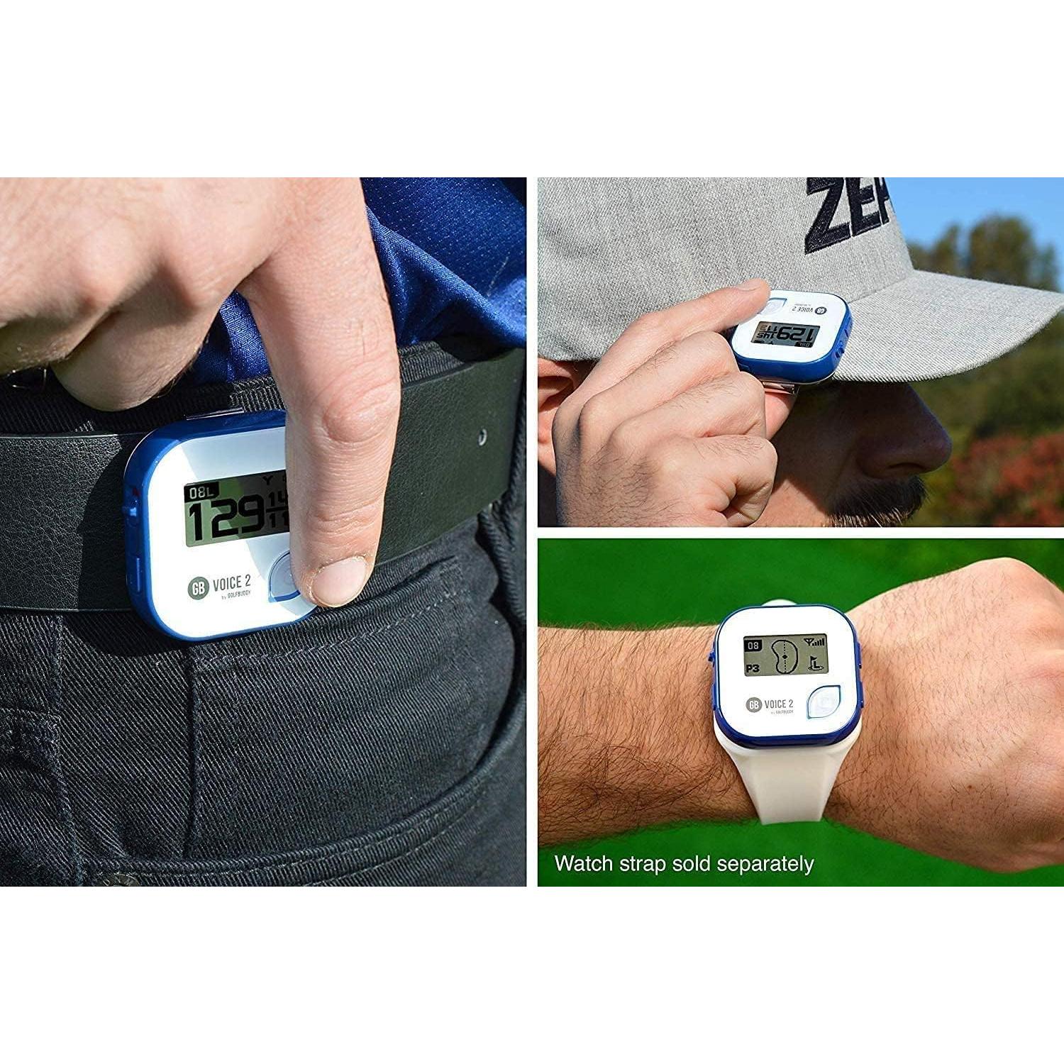 GPS de Golf Hablante GOLFBUDDY Voice 2S+ Azul, 18h Batería