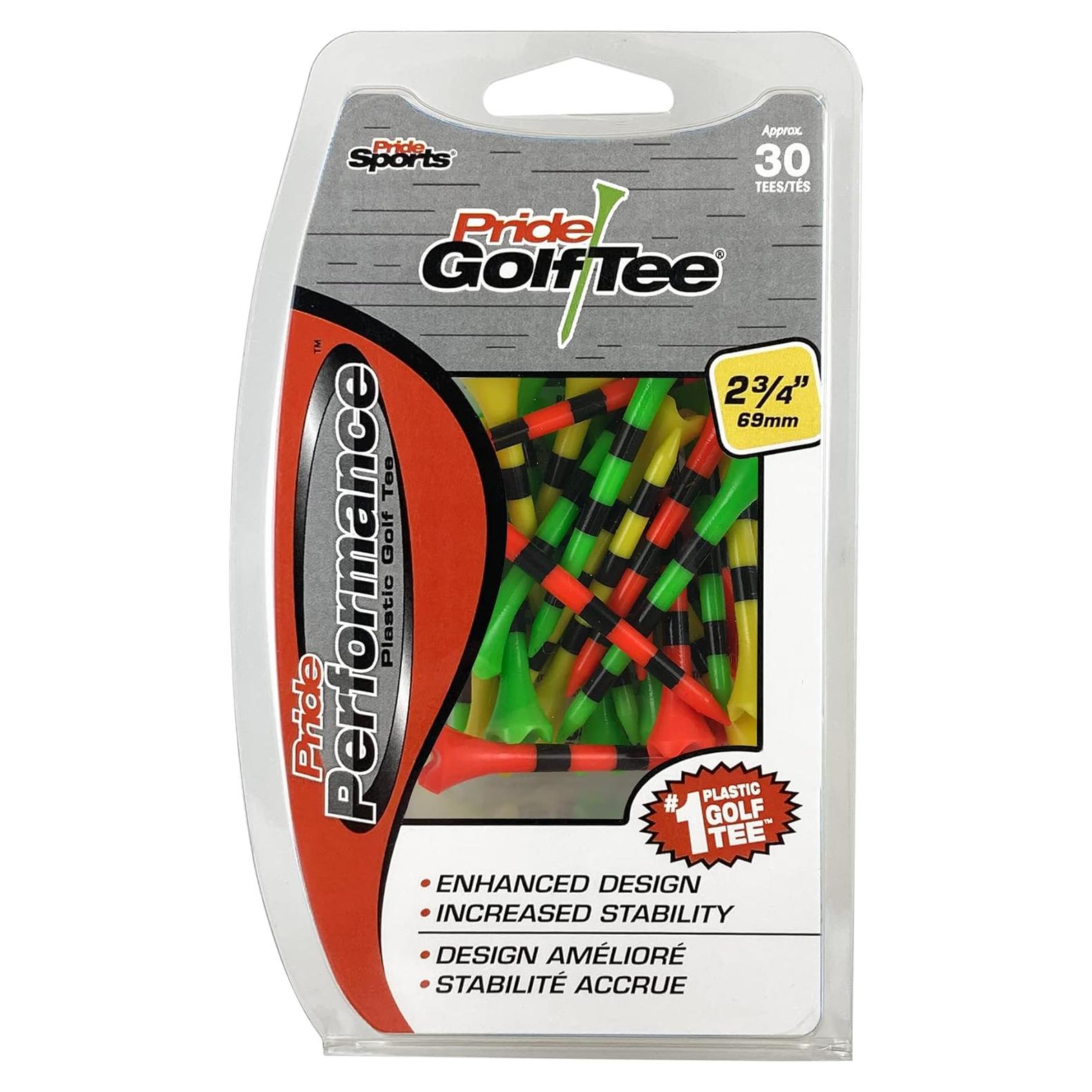 Tees de Golf Pride Golf Tee 30 Piezas 6.98 cm Mezcla de Frutas