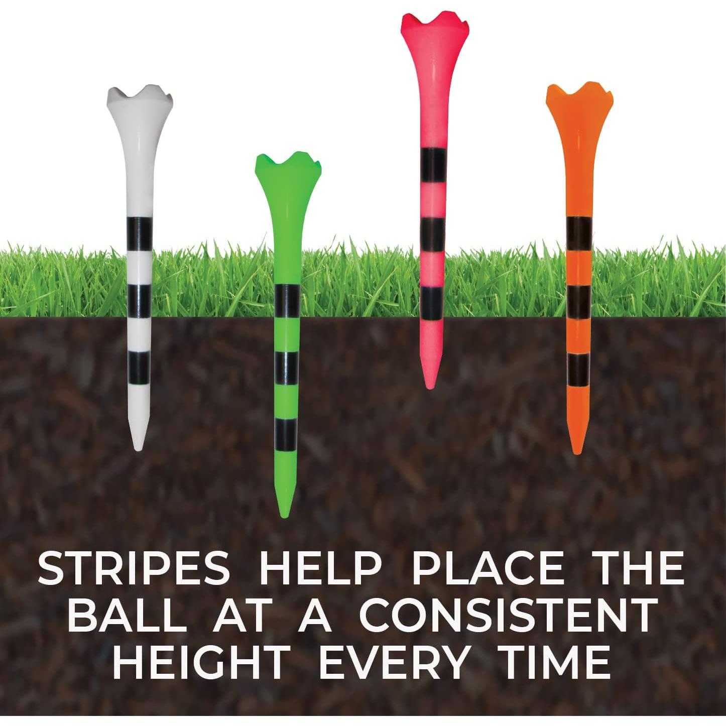 Tees de Golf Pride Golf Tee 30 Piezas 6.98 cm Mezcla de Frutas