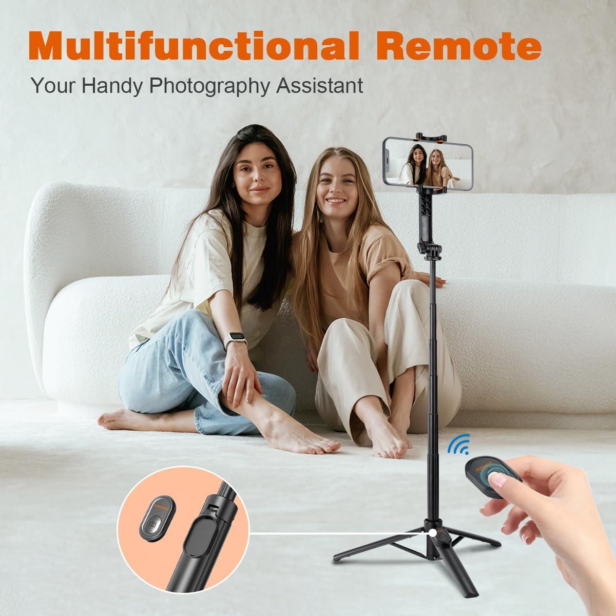 Trípode de Selfie MOSENMO MM-K900 Ligero 150g Extensible 90cm