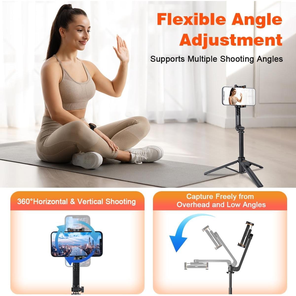 Trípode de Selfie MOSENMO MM-K900 Ligero 150g Extensible 90cm