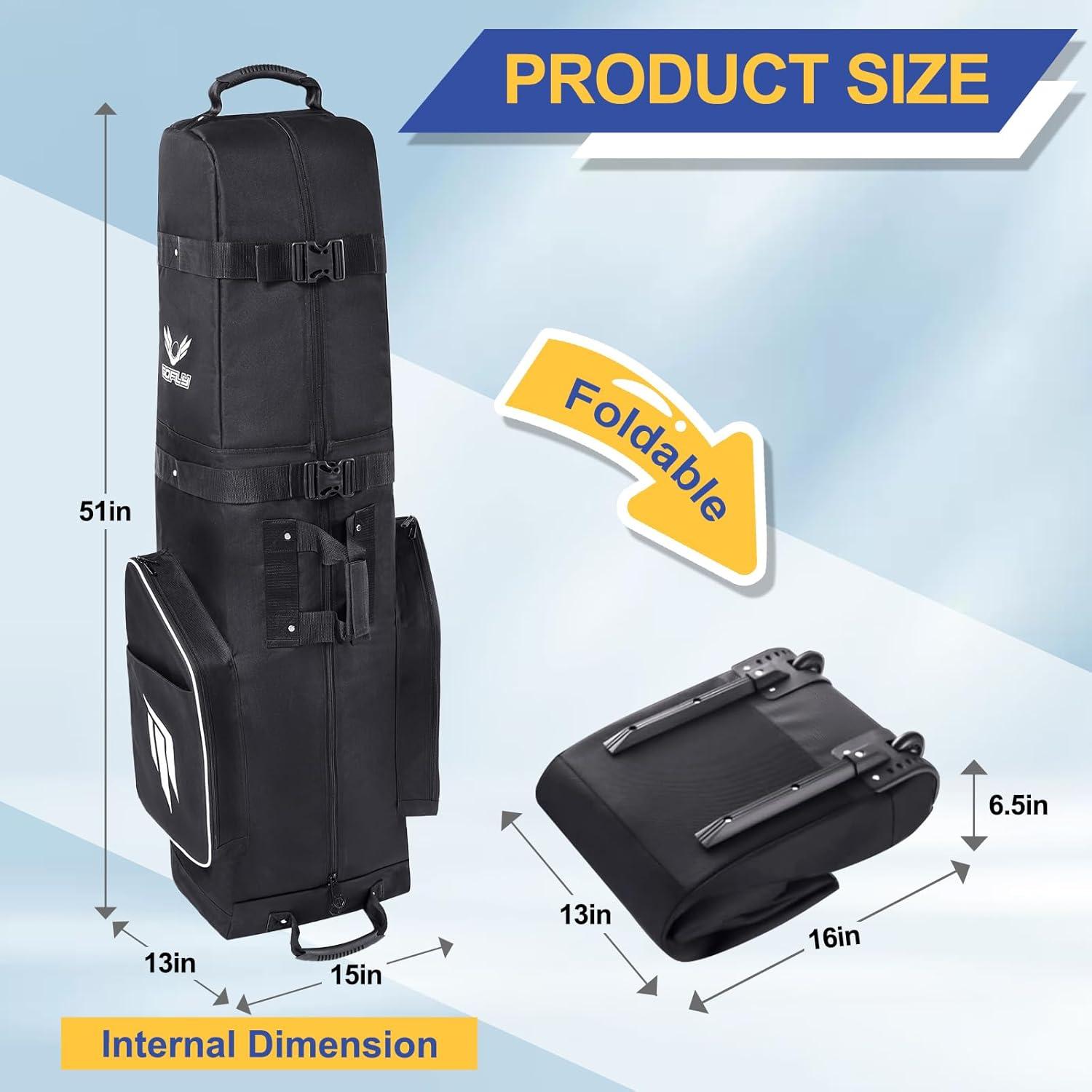 Bolsa de Viaje de Golf Gofly HKB-Plus 900D Impermeable