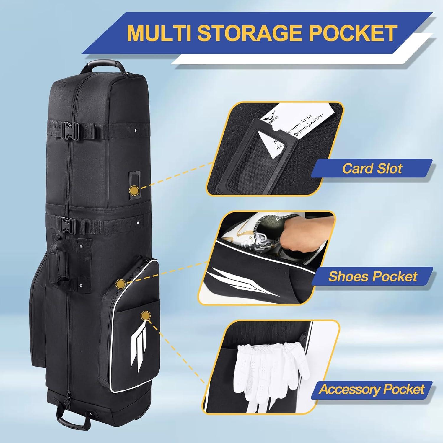 Bolsa de Viaje de Golf Gofly HKB-Plus 900D Impermeable