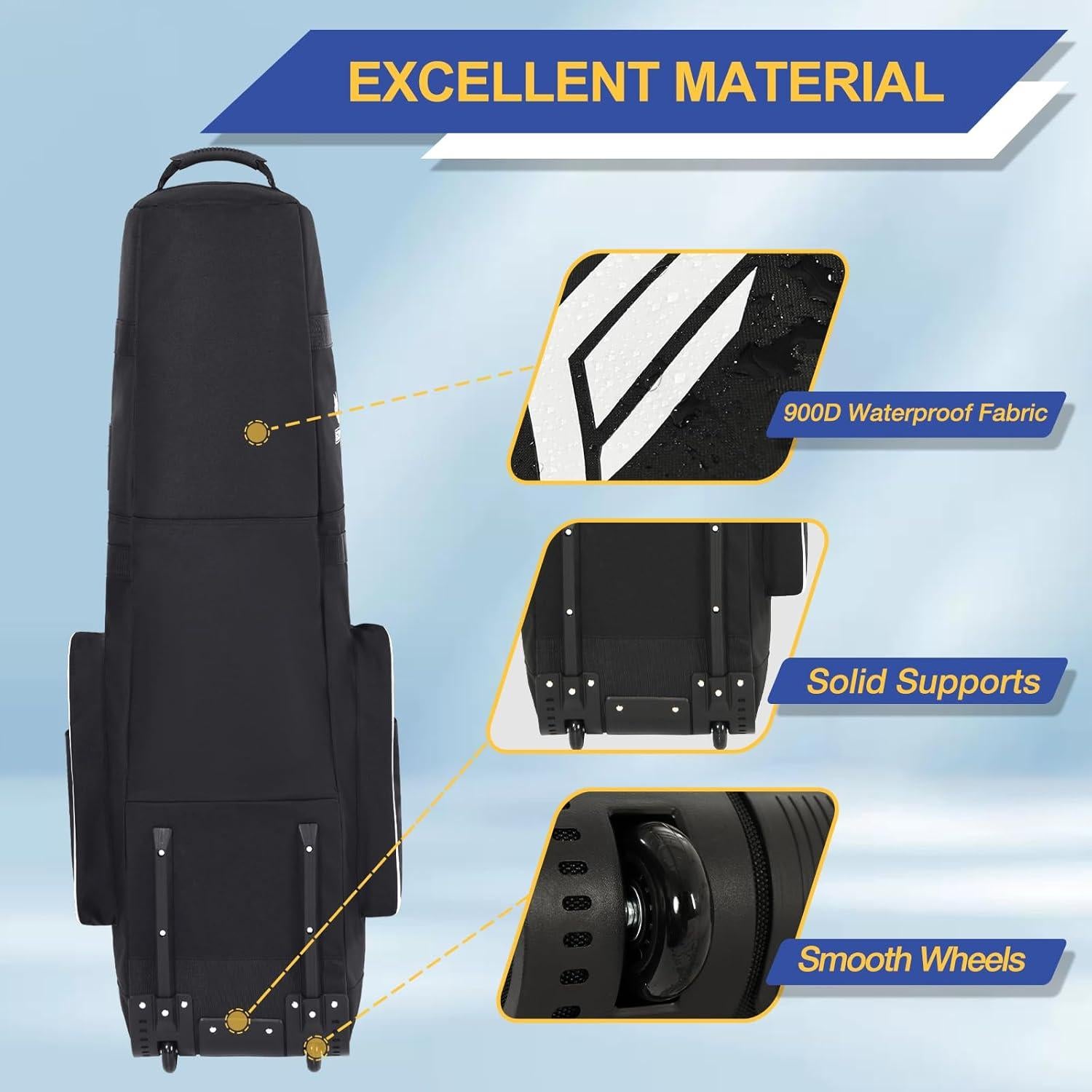 Bolsa de Viaje de Golf Gofly HKB-Plus 900D Impermeable