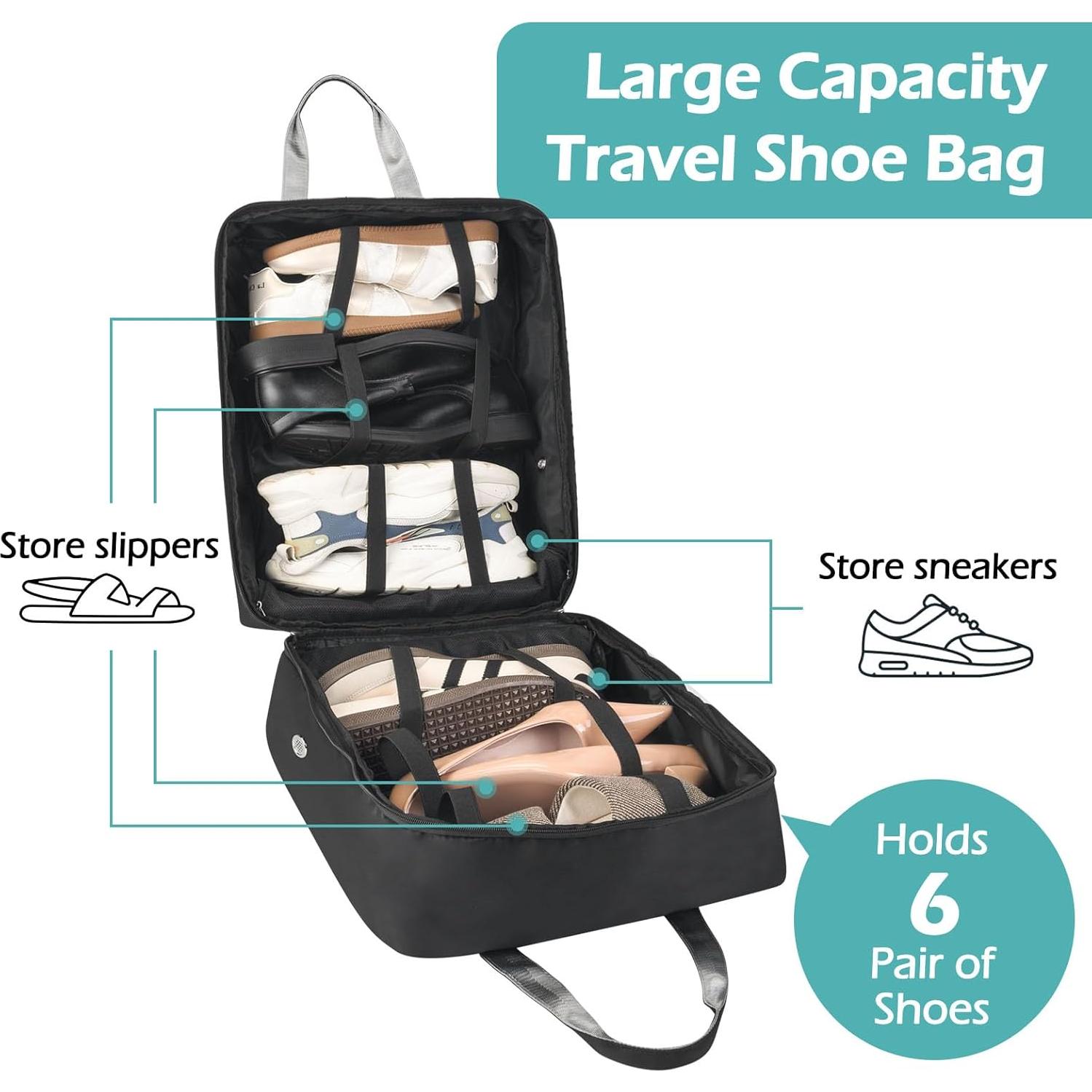 Bolsa de Viaje para Zapatos ZHIERNA - Organizador 6 Pares