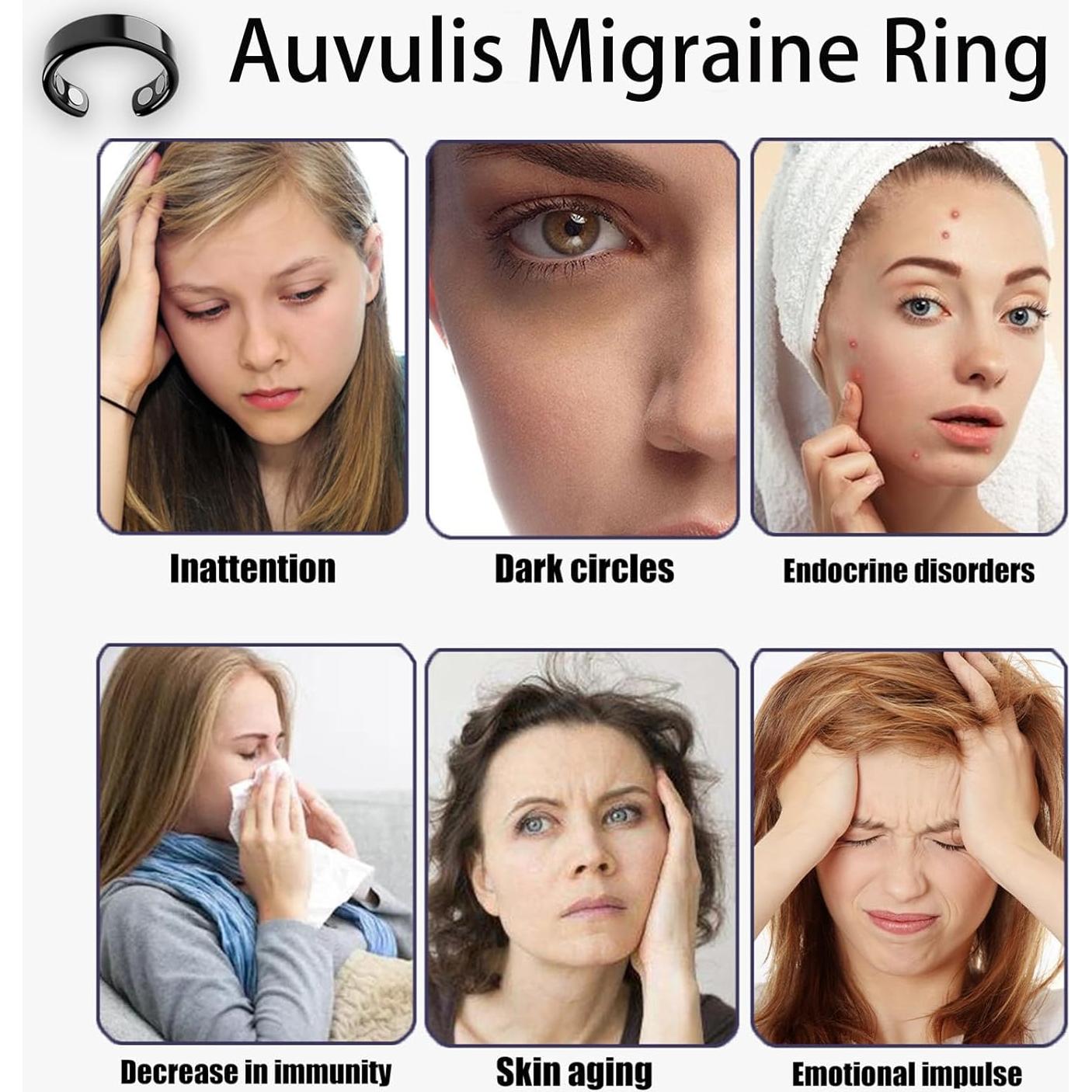 Anillo Antisnoring Oro - Acupresión Magnética Unisex