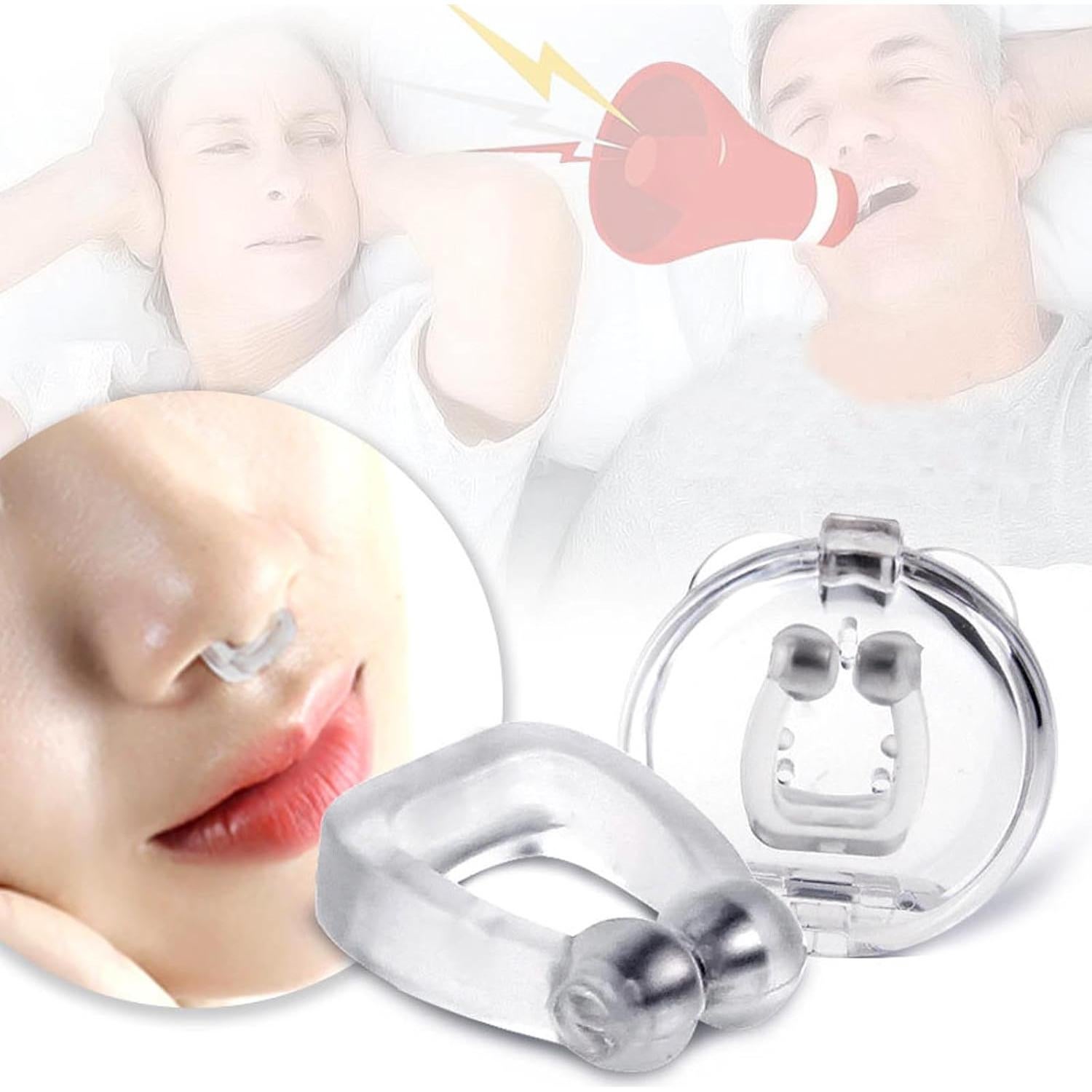 Dispositivos Anti Ronquidos YUEYINGMG 12 Pcs Silicona Ajustable