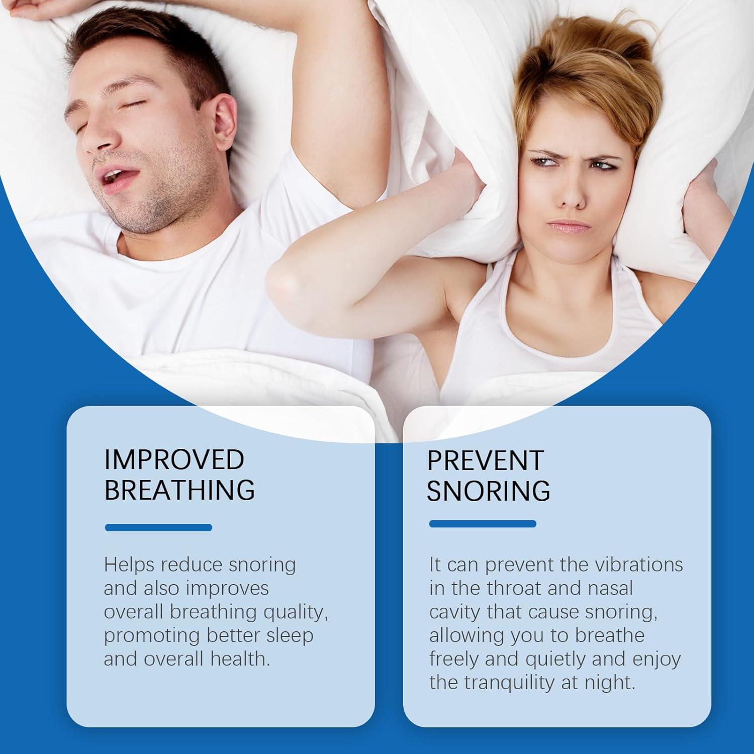 Dispositivos Anti Ronquidos YUEYINGMG 12 Pcs Silicona Ajustable