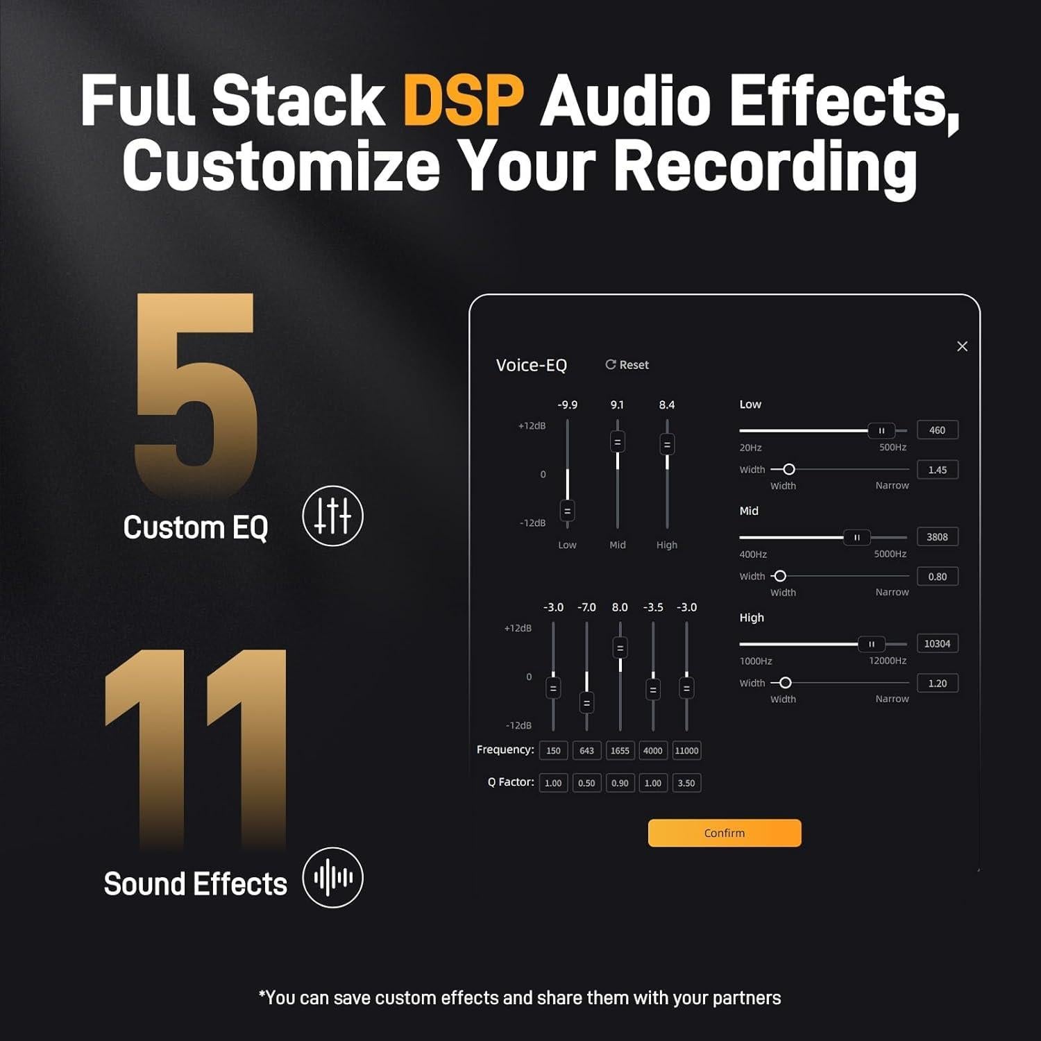 Micrófono de Condensador USB MAONO PM450S con Soporte y Control