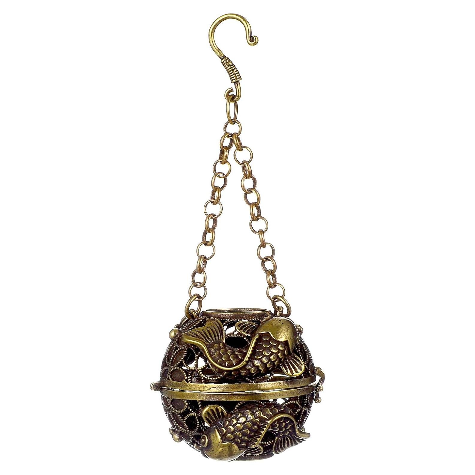 Quemador de Incienso Colgante GANAZONO de Cobre 11.58 cm