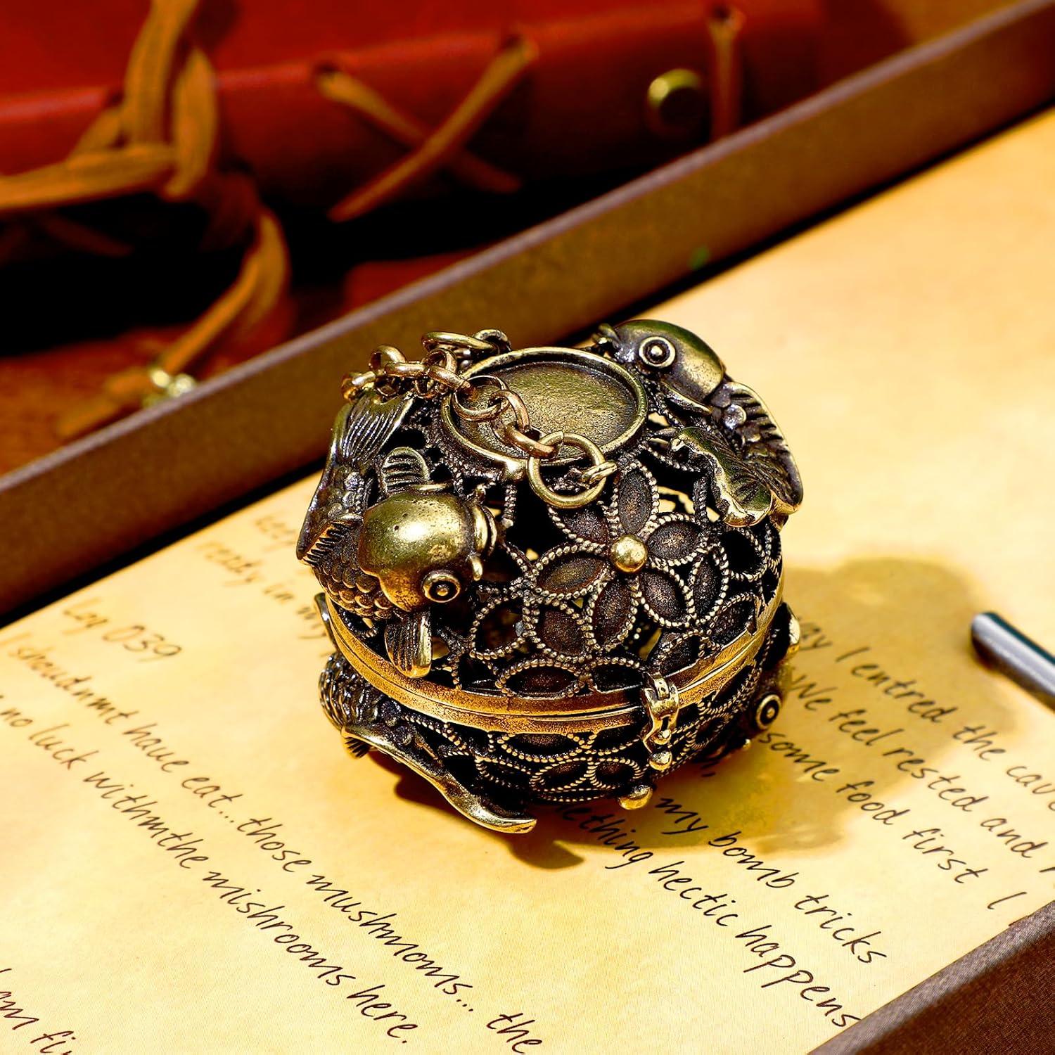 Quemador de Incienso Colgante GANAZONO de Cobre 11.58 cm