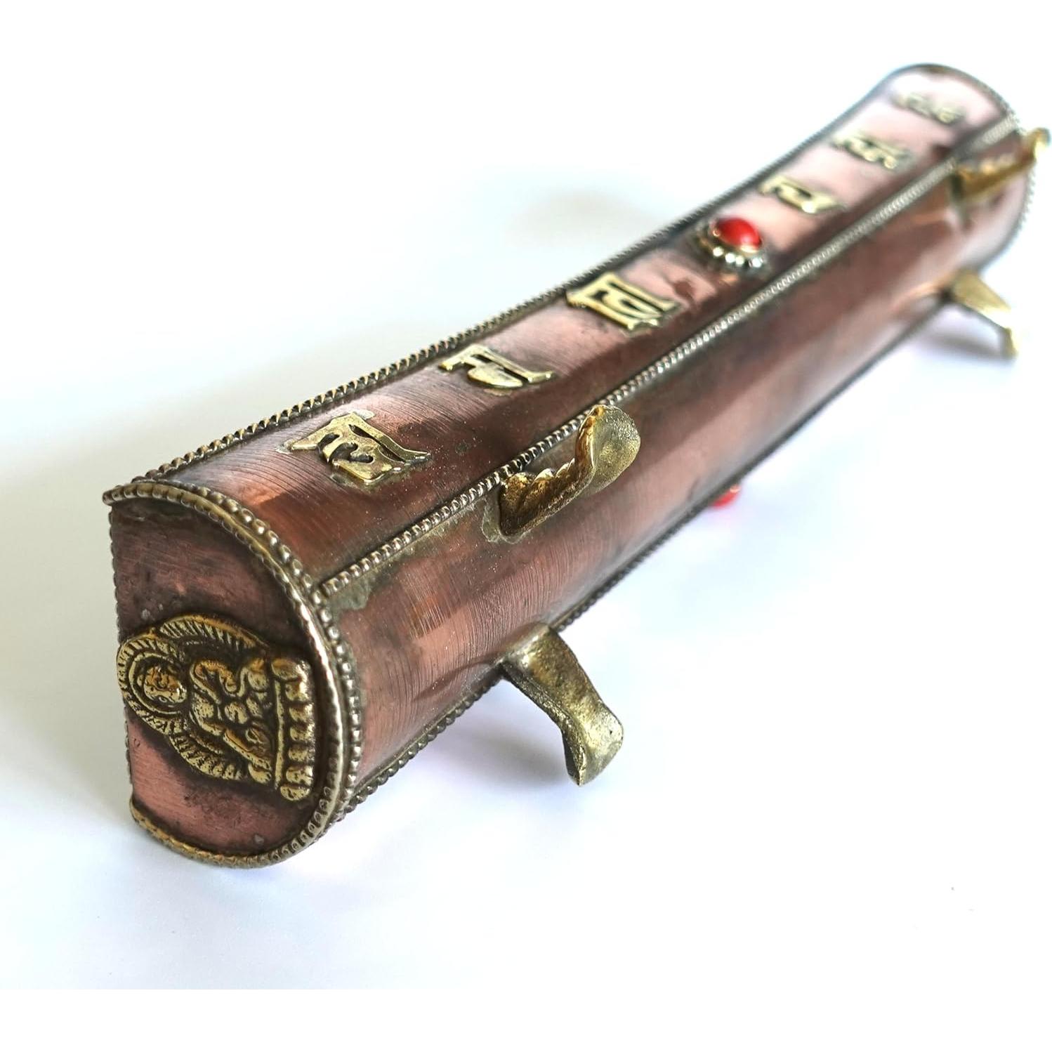 Soporte de Incienso Aroma Valley 100% Cobre y Latón para 6 Varillas y 6 Conos