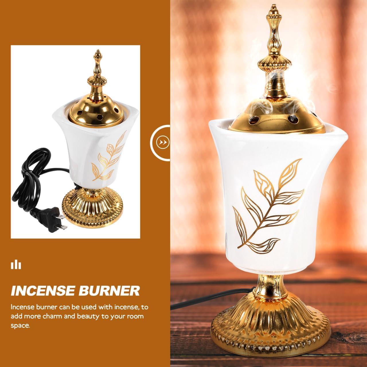 Quemador de Incienso Eléctrico Vintage Holibanna 20x7cm