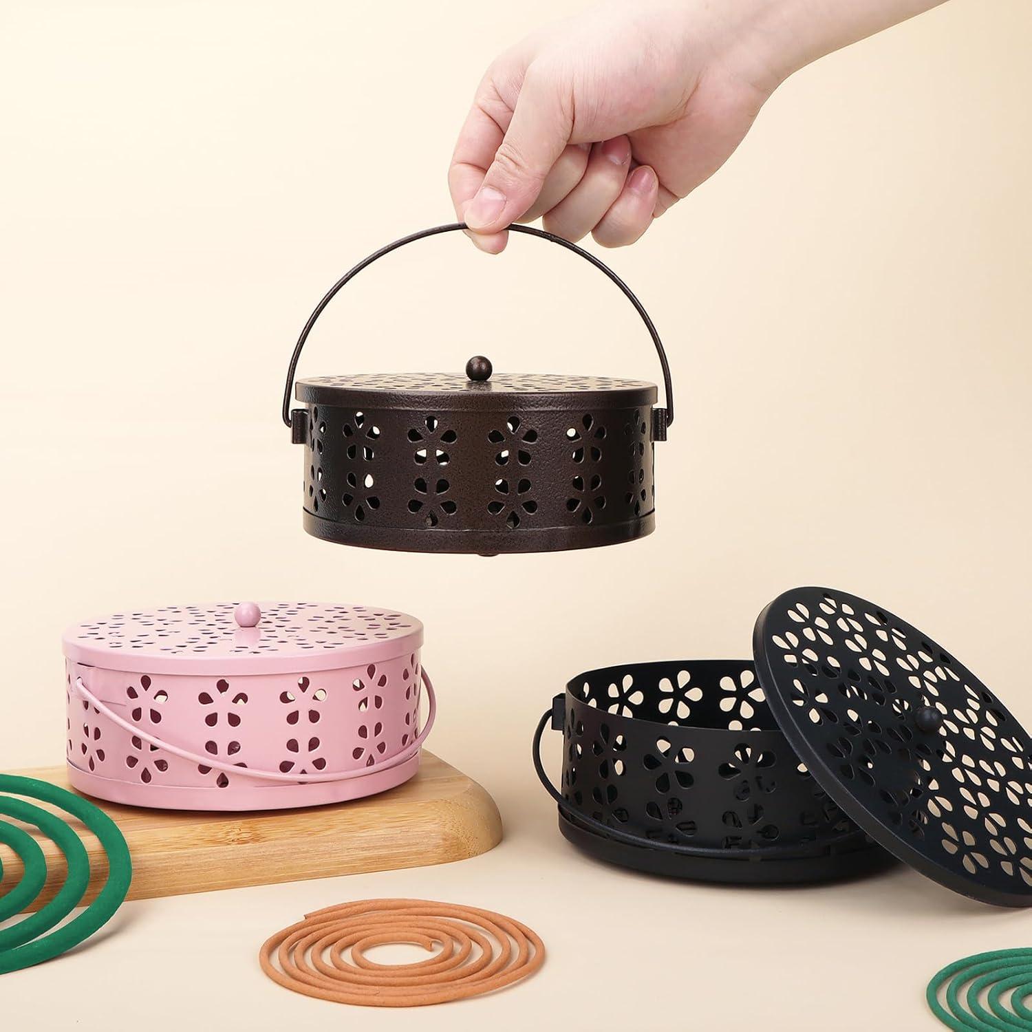 Soporte para Espirales de Incienso MEADAY Negro 13.5 cm