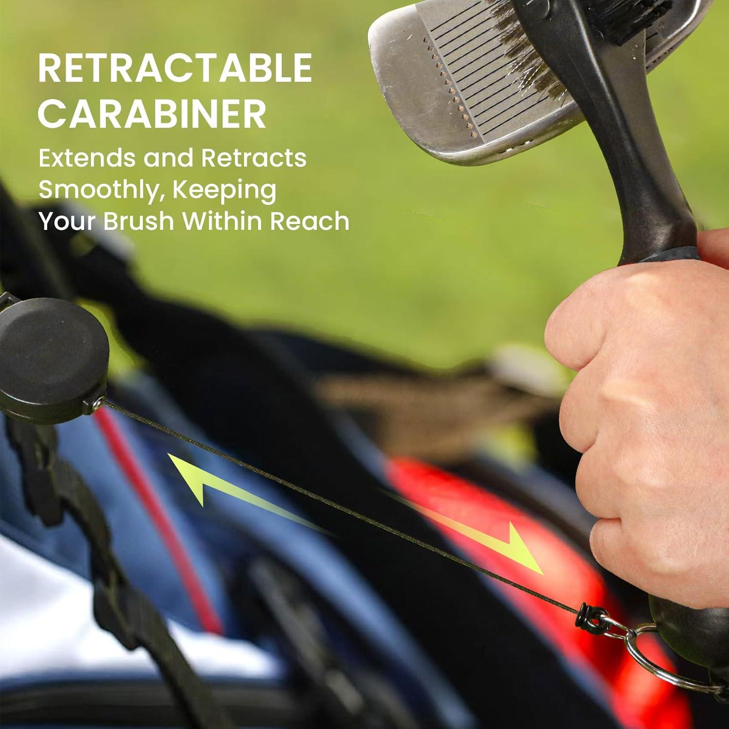 Cepillo Limpiador de Palos de Golf FINGER TEN OGB1001 Negro