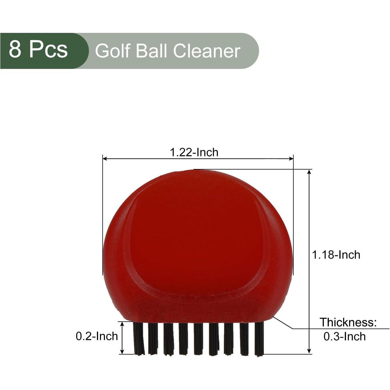 YOKIVE 8 Mini Cepillos de Golf para Limpieza de Palos y Pelotas