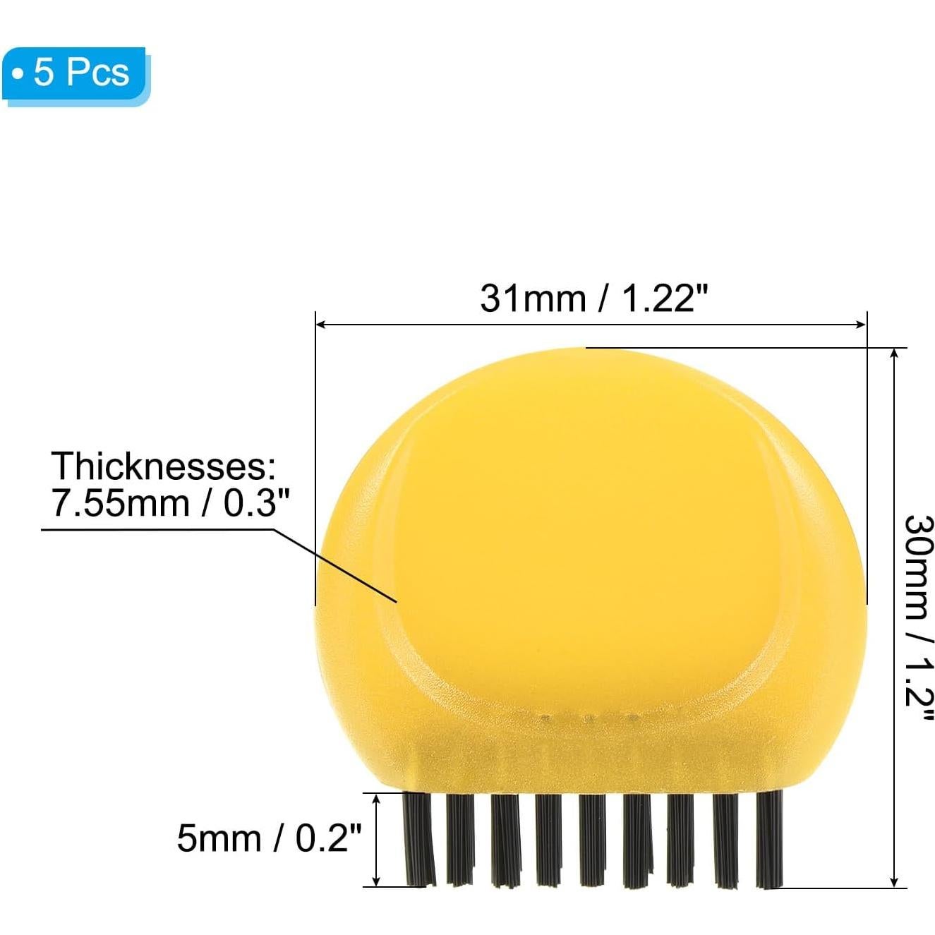 Cepillo de Ranura para Palos de Golf PATIKIL - 5 Pcs Amarillo