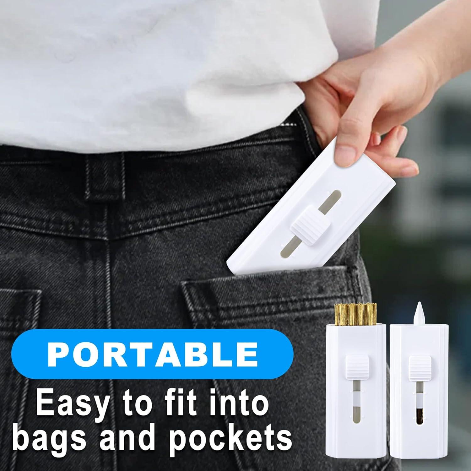 Paquete de 4 Cepillos de Golf BEIQIYA Retráctiles Doble Cara