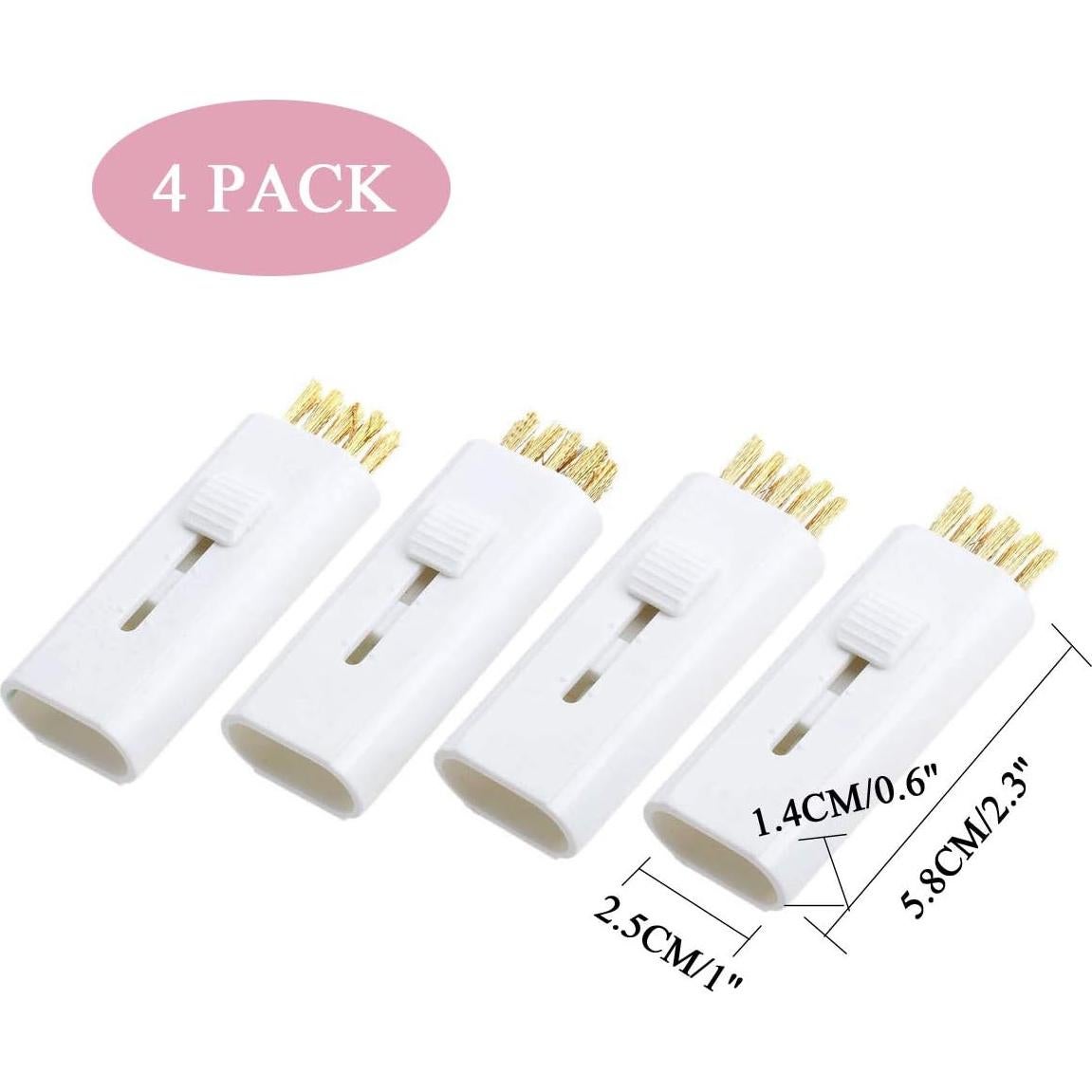 4 Cepillos de Limpieza de Golf Gzingen Doble Cara Pocket