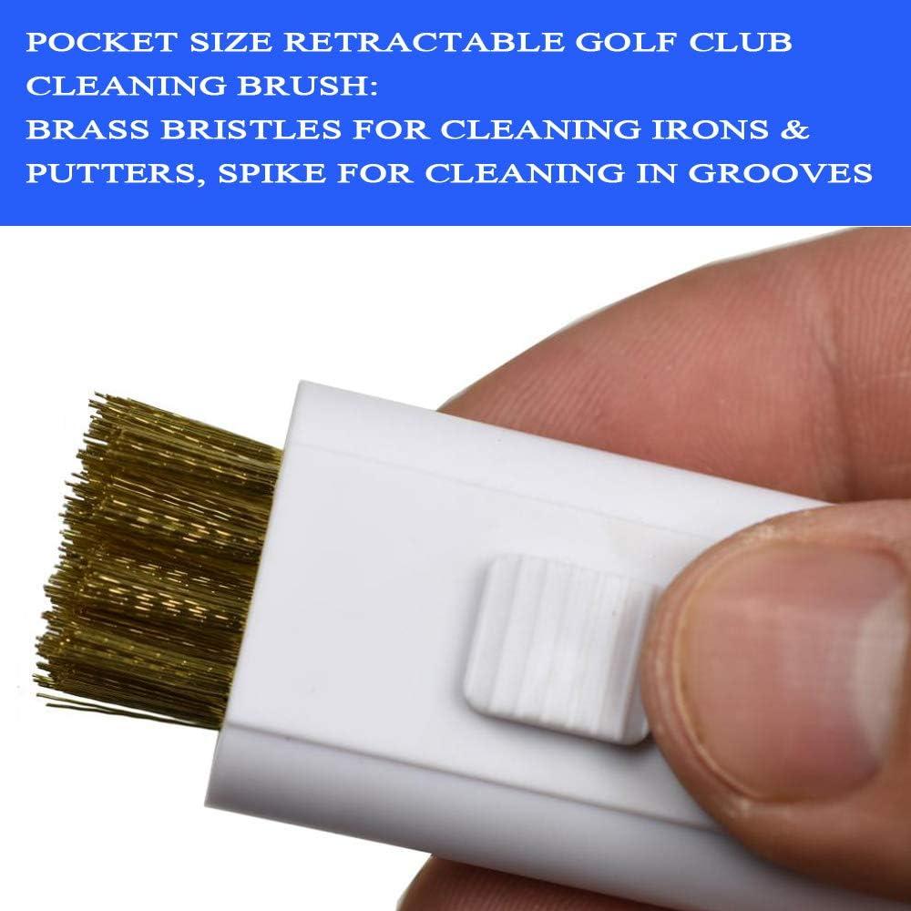 4 Cepillos de Limpieza de Golf Gzingen Doble Cara Pocket