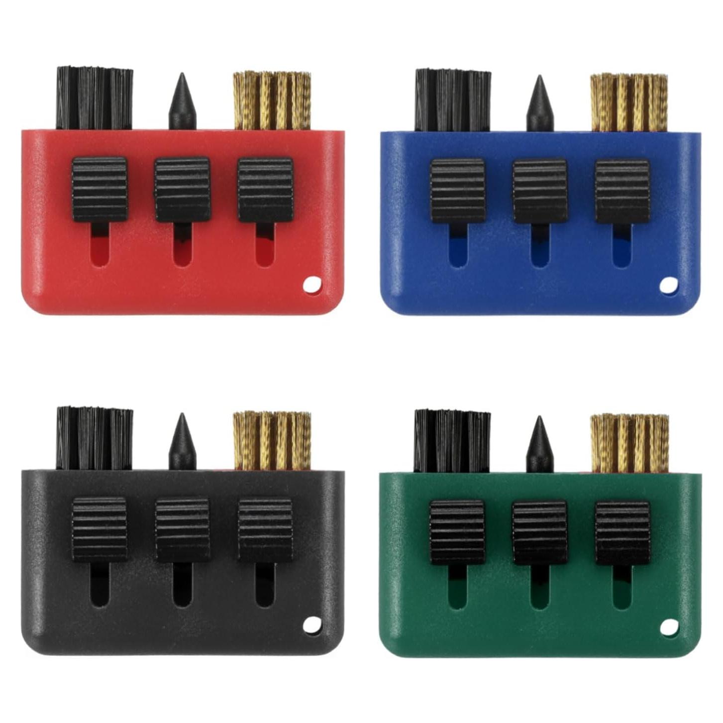 Cepillo de Golf PATIKIL 4 Piezas 3 en 1 Retráctil Nylon Alambre