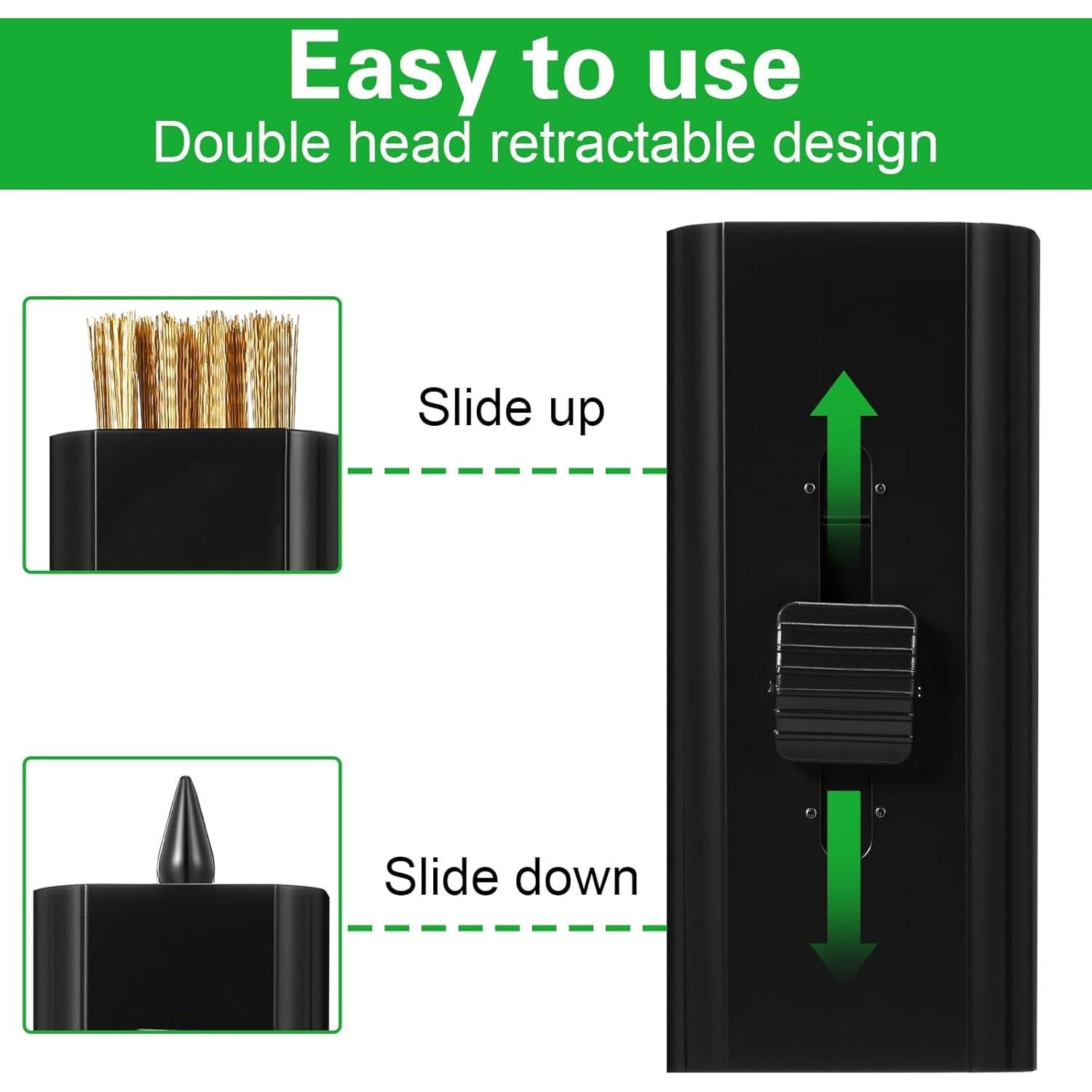 4 Cepillos de Limpieza para Palos de Golf Shimmeroo Doble Cabeza