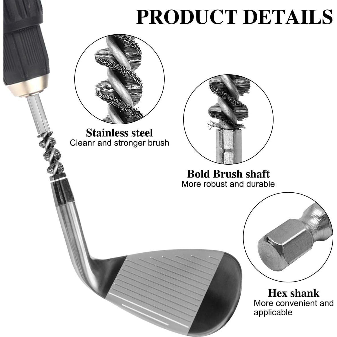 Cepillo de Cabeza de Hosel para Palos de Golf CKANDAY - 4 Pcs