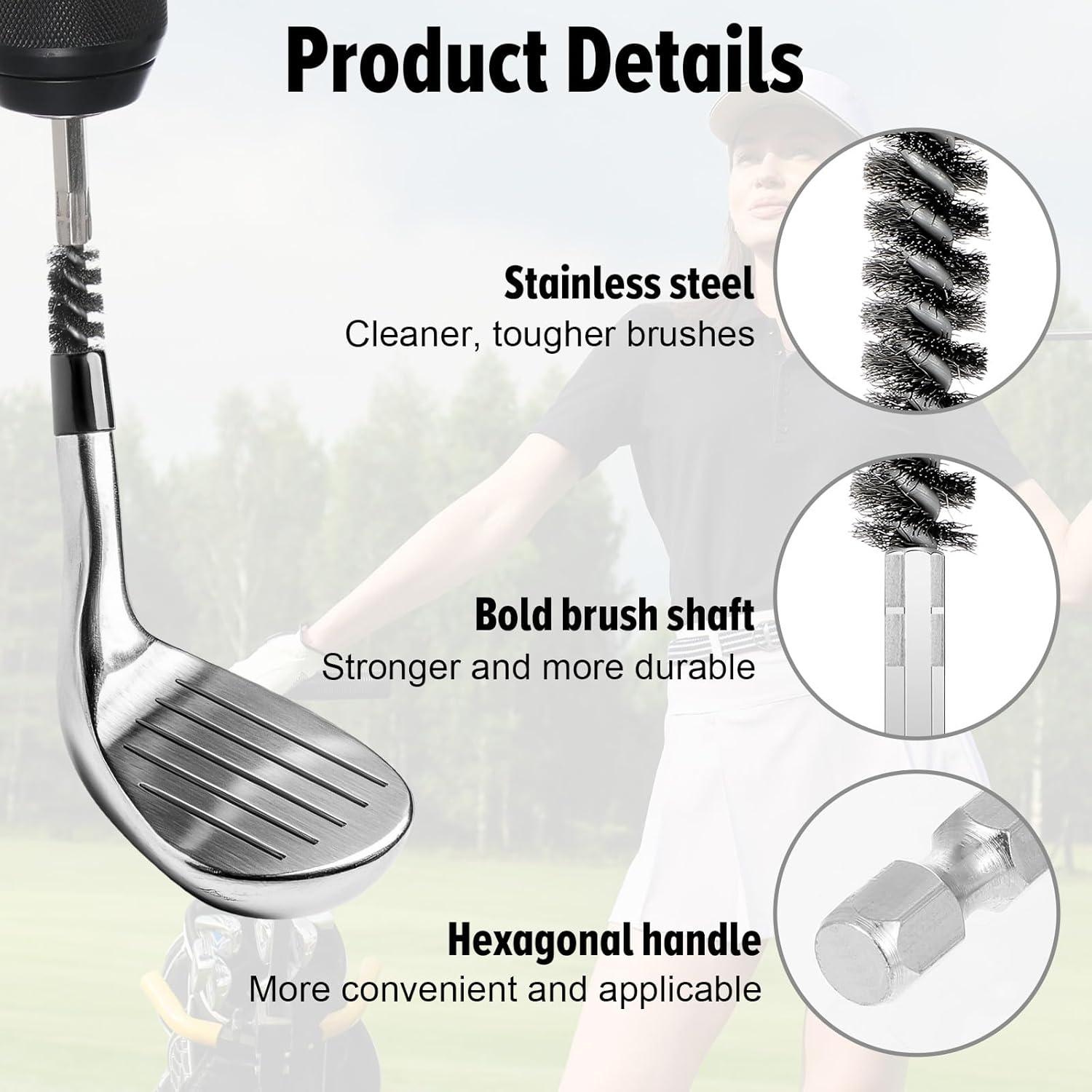 Set de 4 Cepillos para Hosel de Palos de Golf Nogeqi