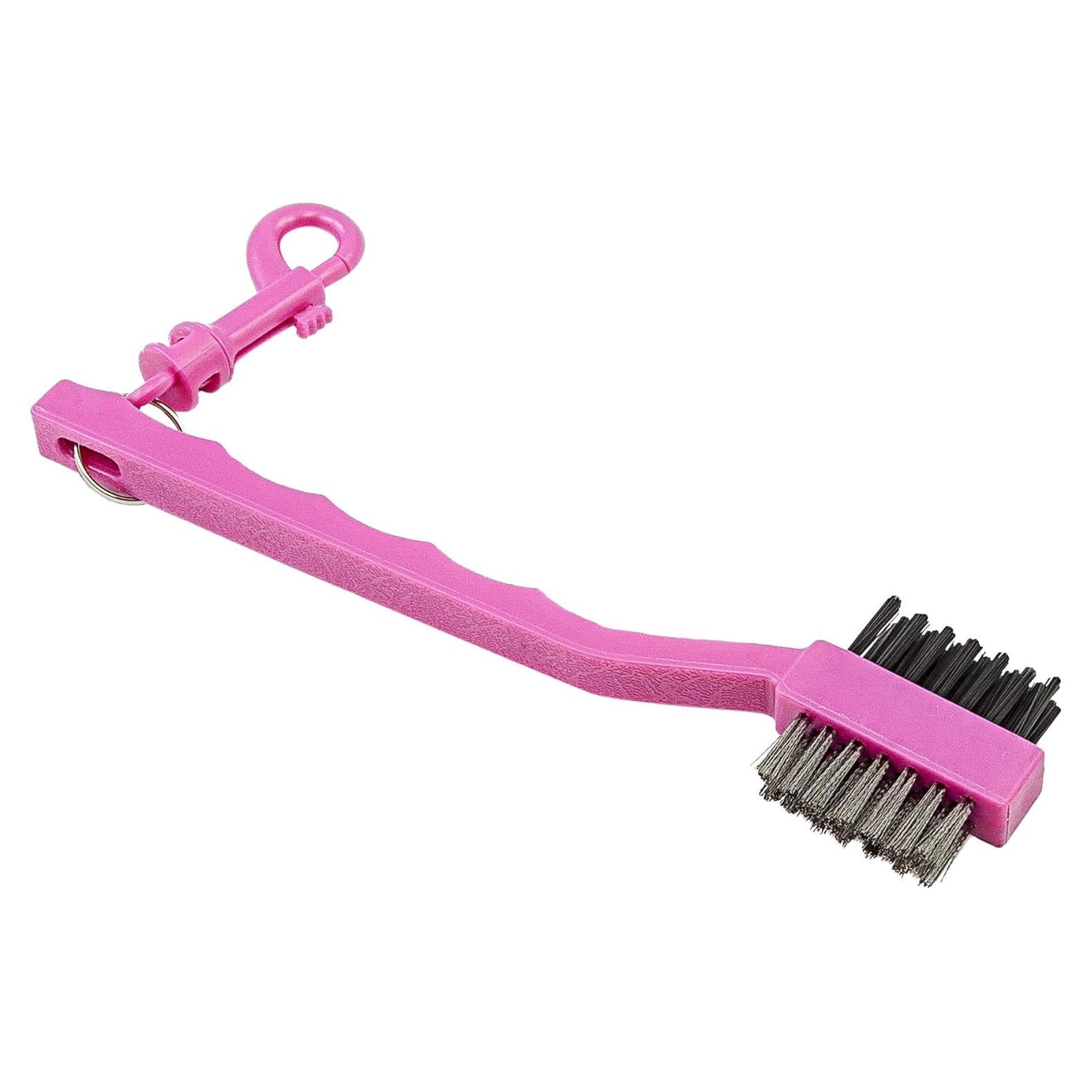 Cepillo Doble Rosa JEF World of Golf - Limpieza Palos Golf