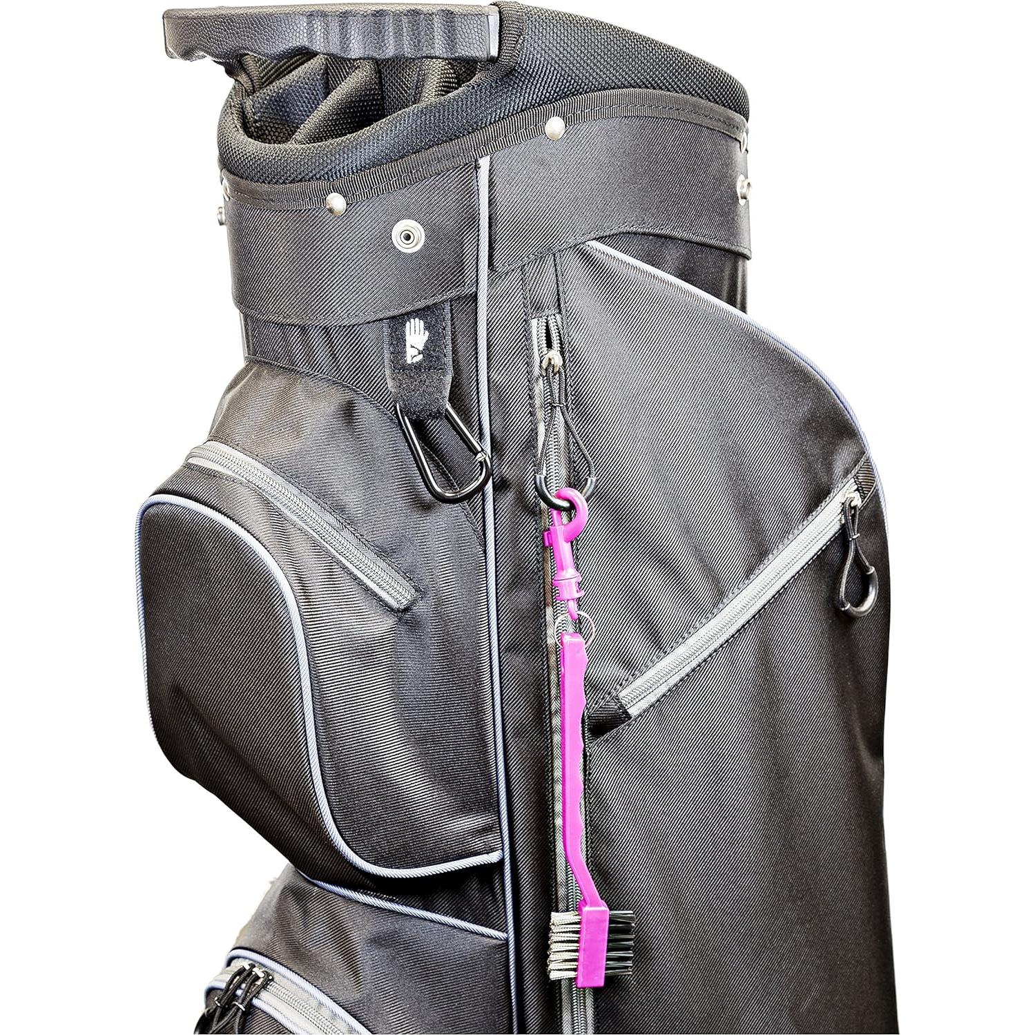 Cepillo Doble Rosa JEF World of Golf - Limpieza Palos Golf