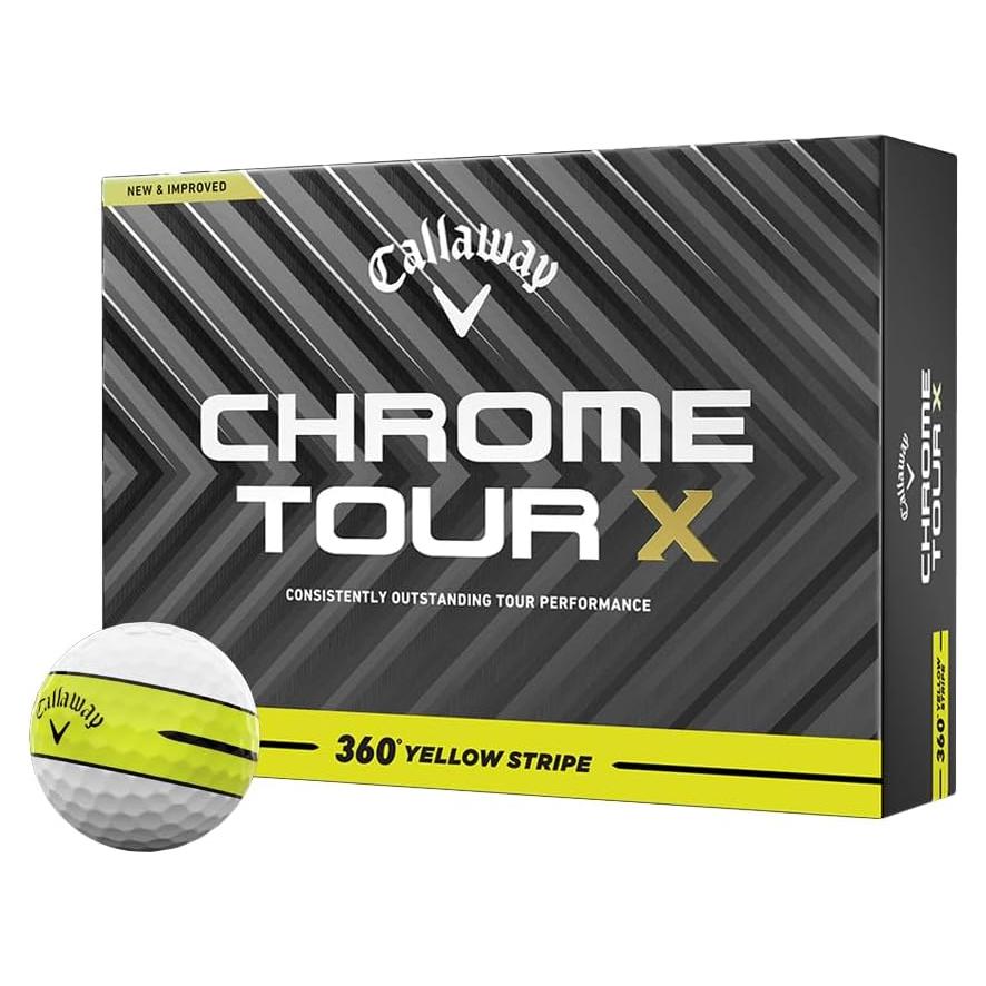Pelotas de Golf Callaway Chrome Tour X 360 Stripe 1 Unidad