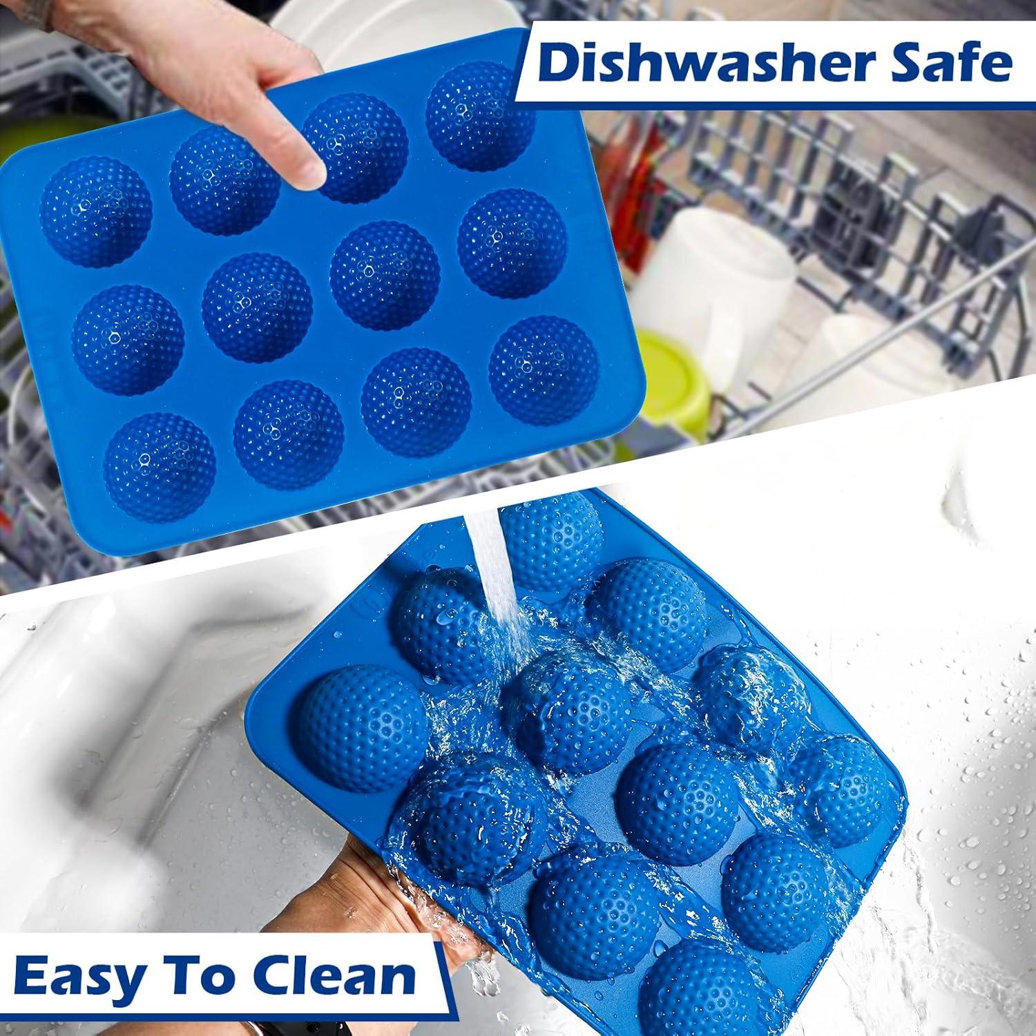 Moldes de Chocolate Webake Pelota de Golf 12 Cavidades 2 Pzs