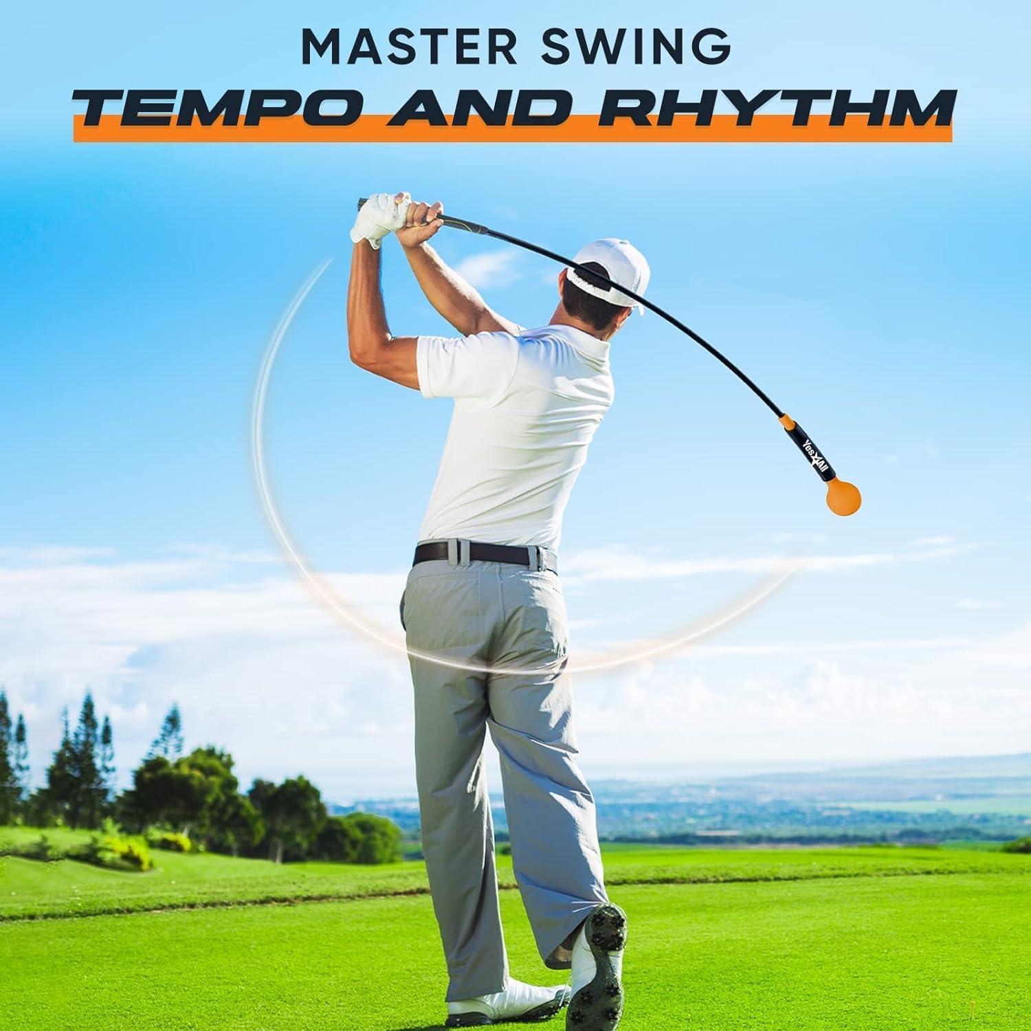 Entrenador de Swing de Golf Yes4All Naranja 121.92 cm