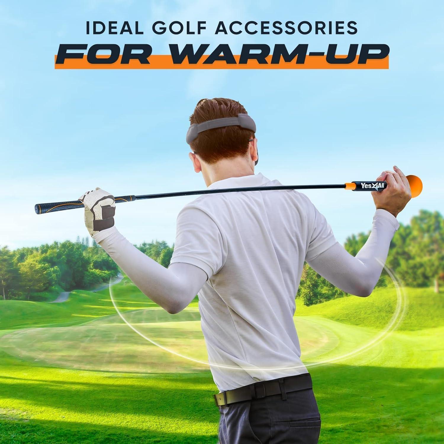 Entrenador de Swing de Golf Yes4All Naranja 121.92 cm