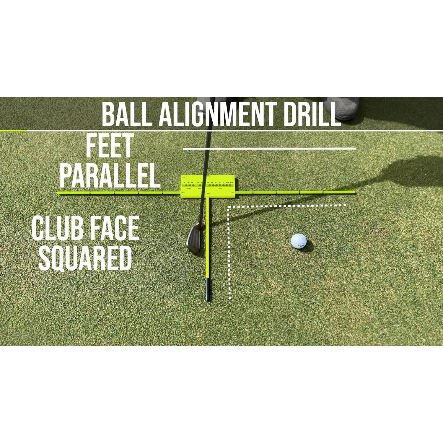 Palos de Alineación de Golf AIM MASTER - Paquete de 6