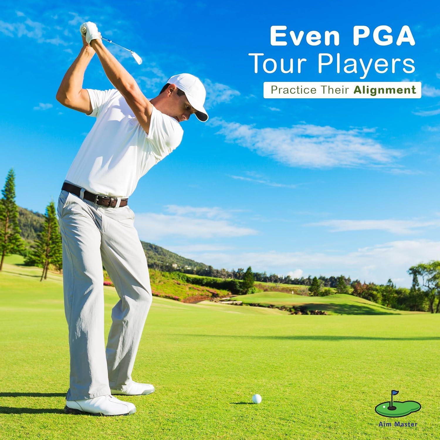 Palos de Alineación de Golf AIM MASTER - Paquete de 6