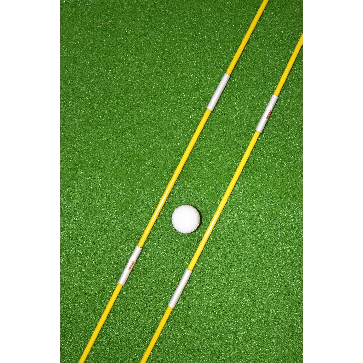 Palos de Alineación Plegables PrideSports Golf Amarillo 121.92 cm