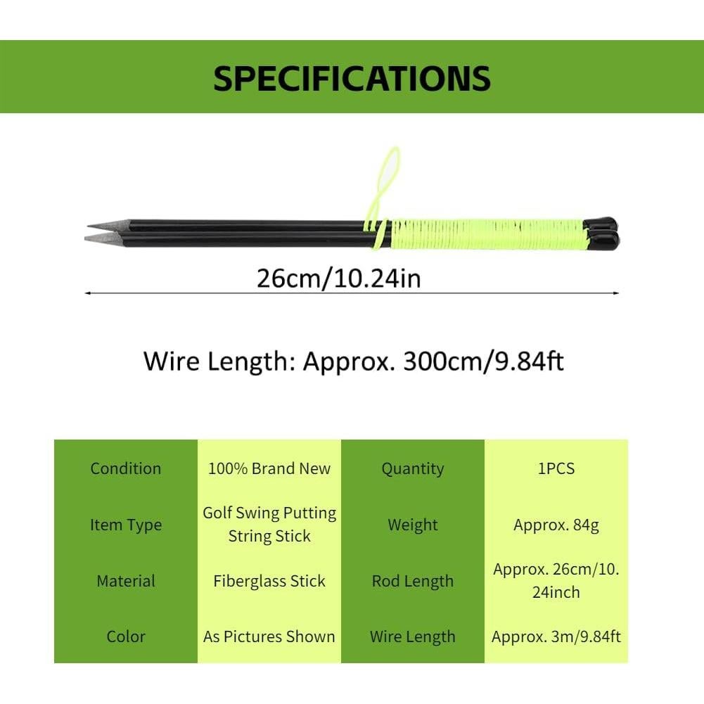 Herramienta de Alineación de Golf Drfeify con Cuerda 3m