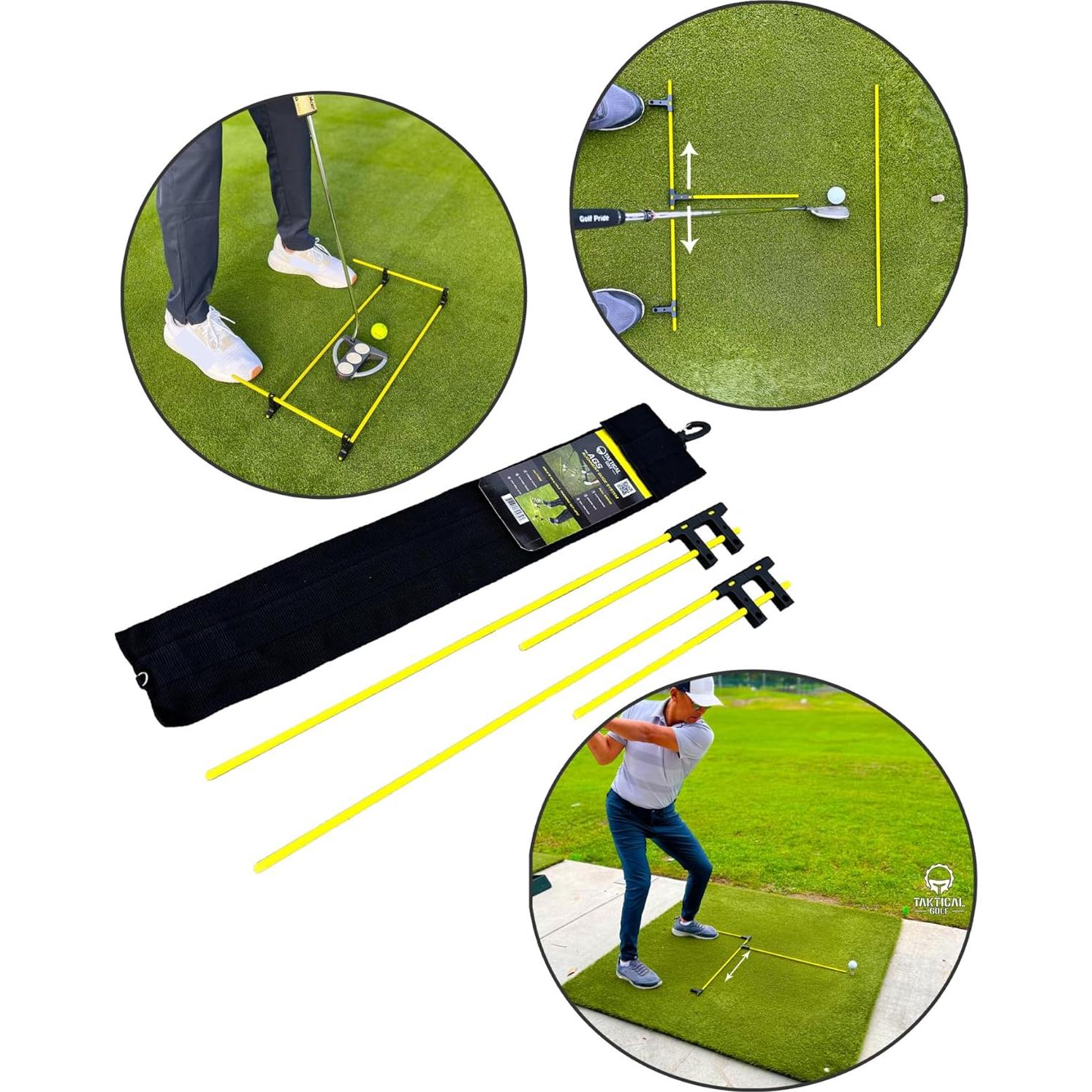 Guía de Alineación de Golf TakticalGolf - Sistema Ajustable para Swing y Putt