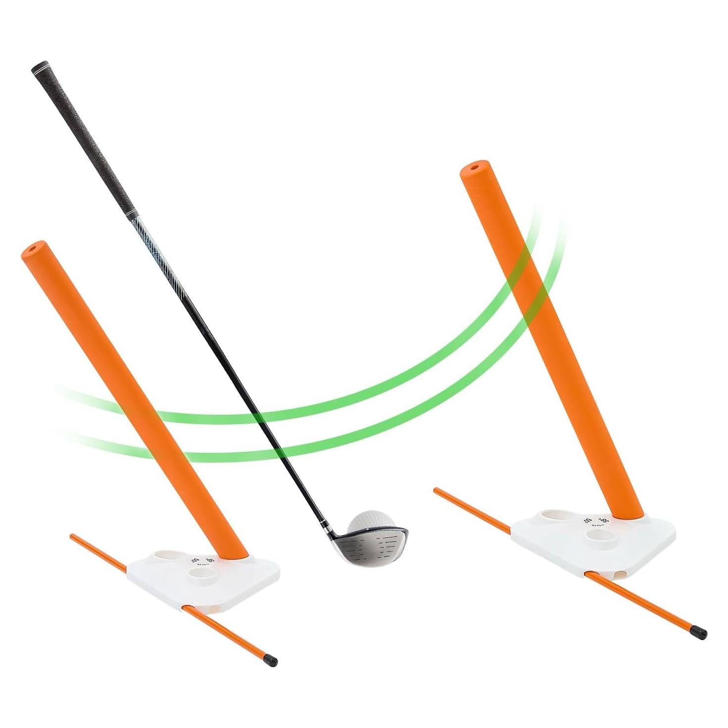 Ayuda de Entrenamiento de Swing de Golf Cusprtm - Discos y Varillas